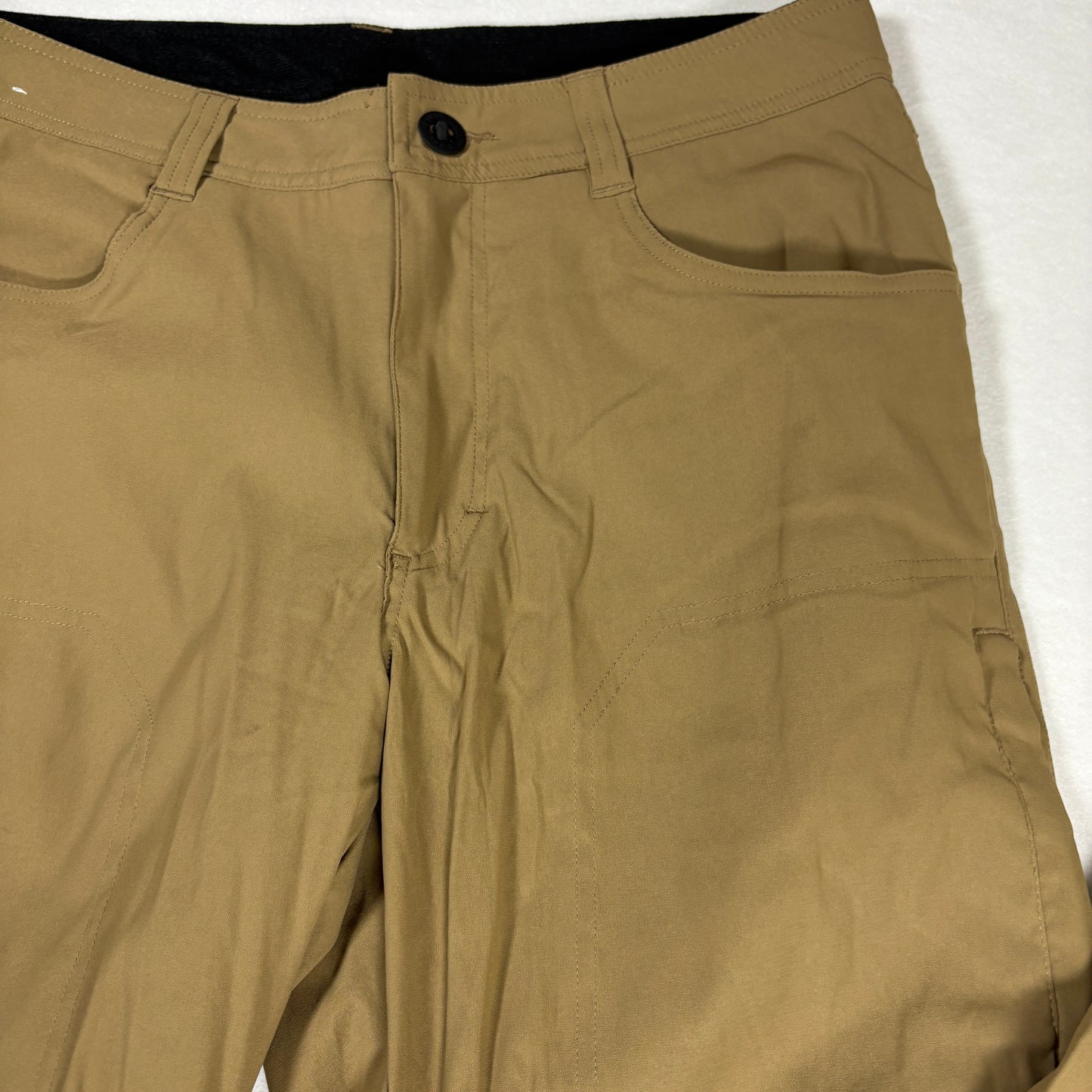 Orvis Mens Pants 32x30 Brown Stretch Casual Travel Outdoor Hiking Chino Trousers
