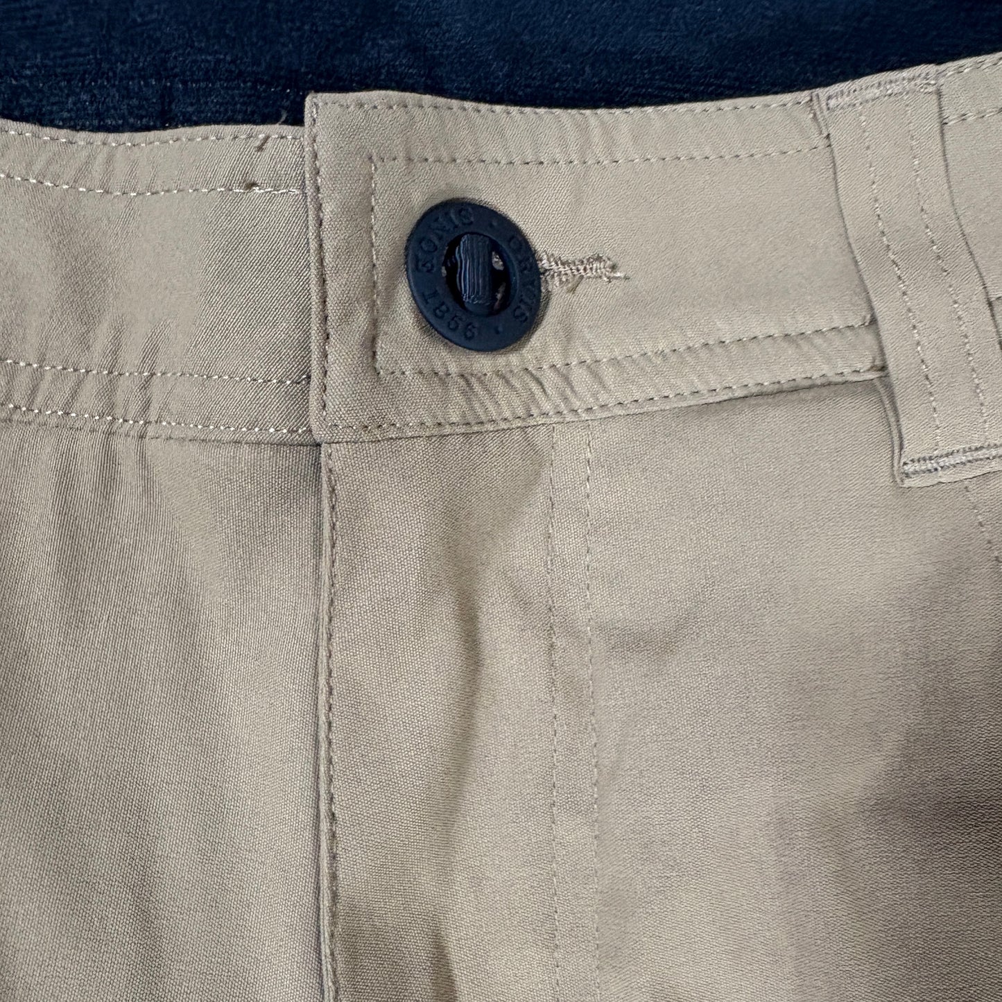 Orvis Mens Pants 32x30 Brown Stretch Casual Travel Outdoor Hiking Chino Trousers