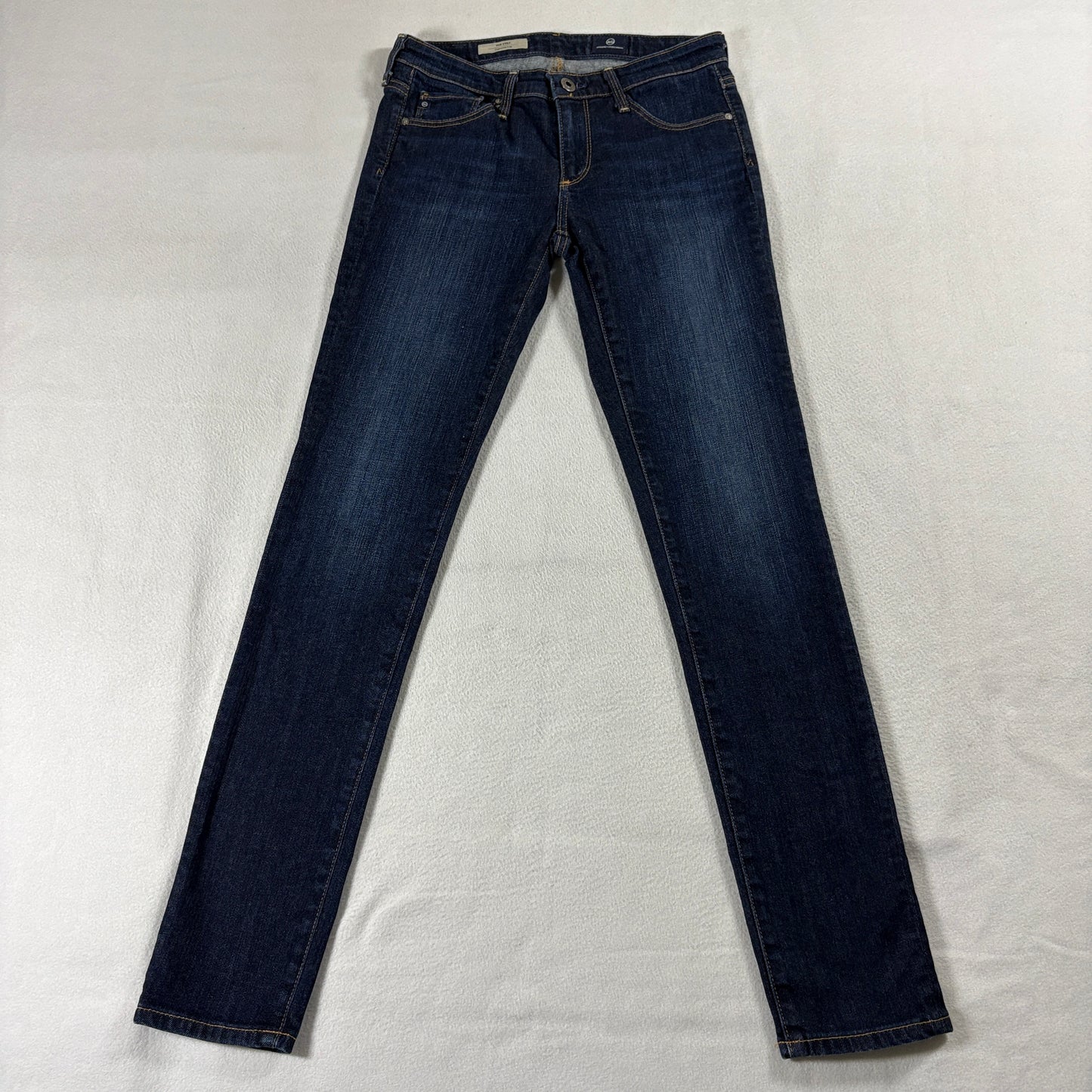AG The Stilt Cigarette Leg Jeans Womens 26R Fits Like 26x30 Dark Wash Skinny