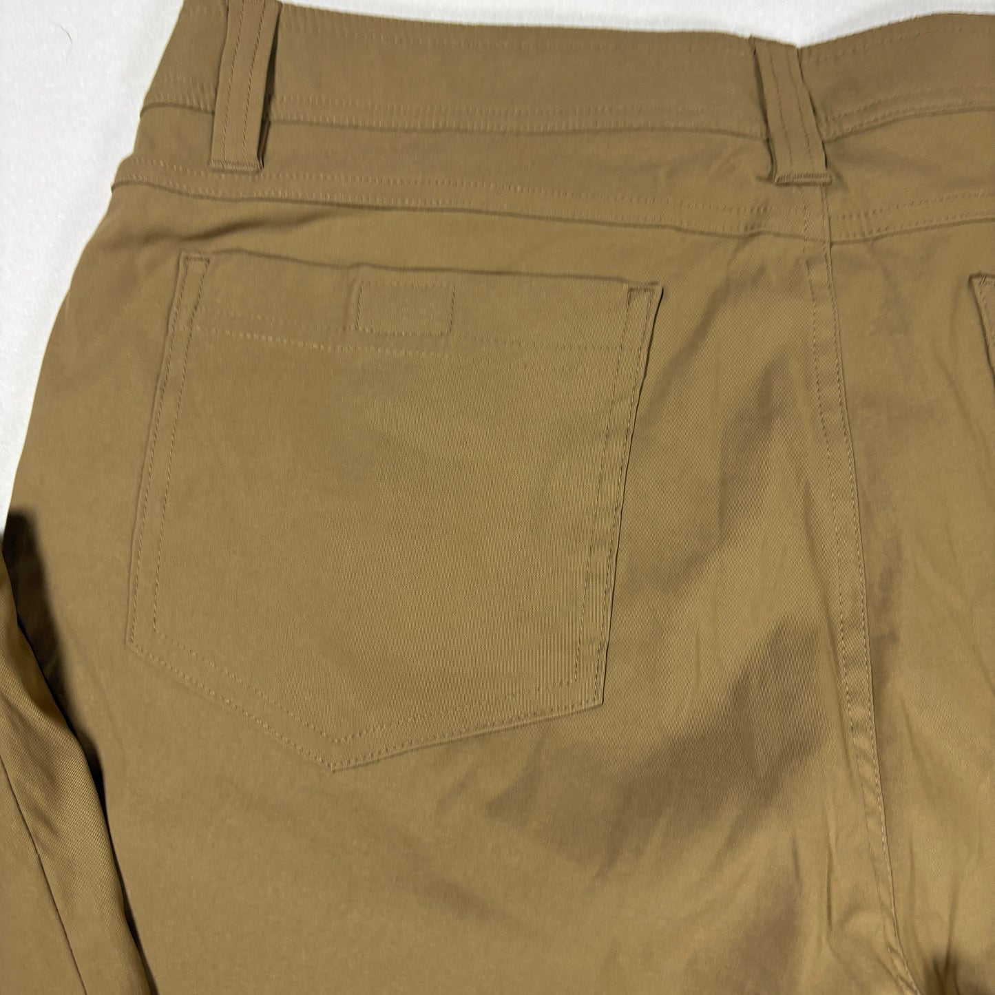 Orvis Mens Pants 32x30 Brown Stretch Casual Travel Outdoor Hiking Chino Trousers
