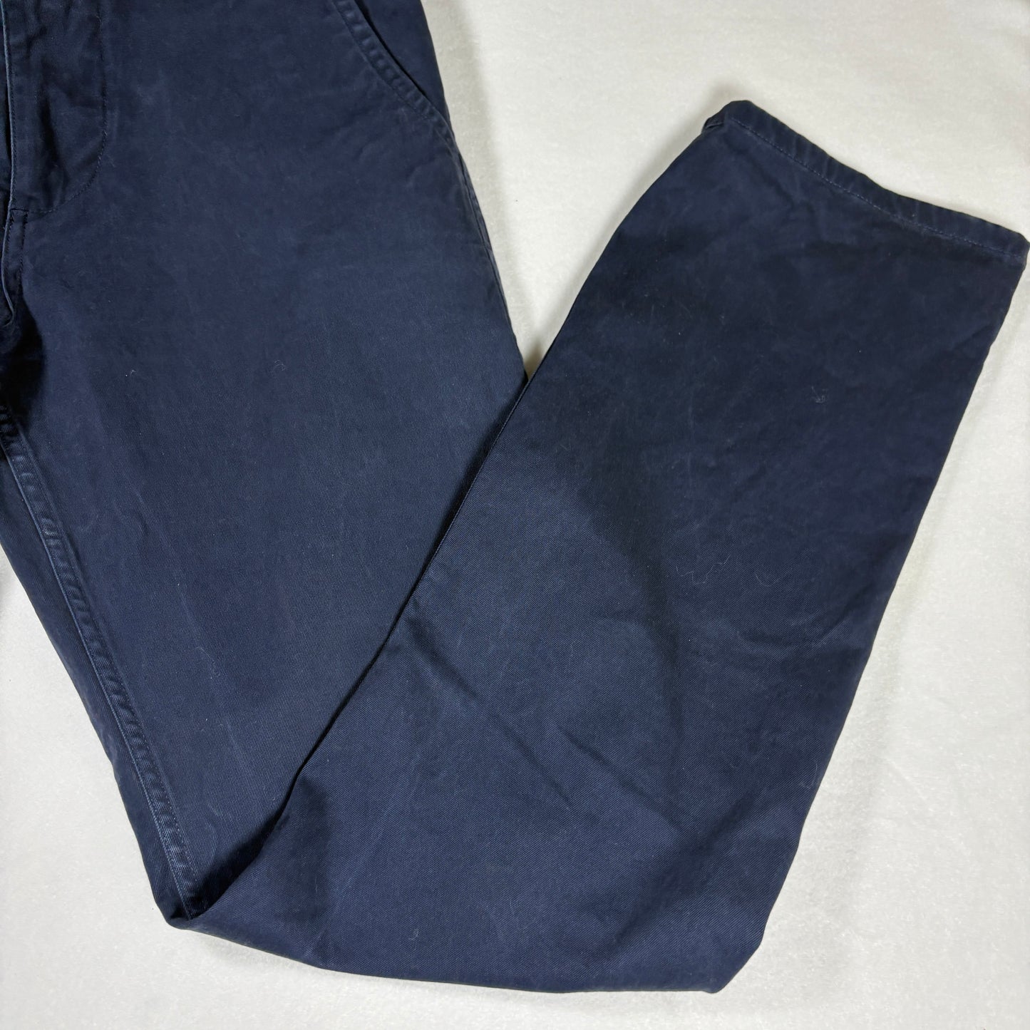 Dockers Mens Pants 33x32 Navy Blue Slim Fit Stretch Khaki Chino Dress Casual
