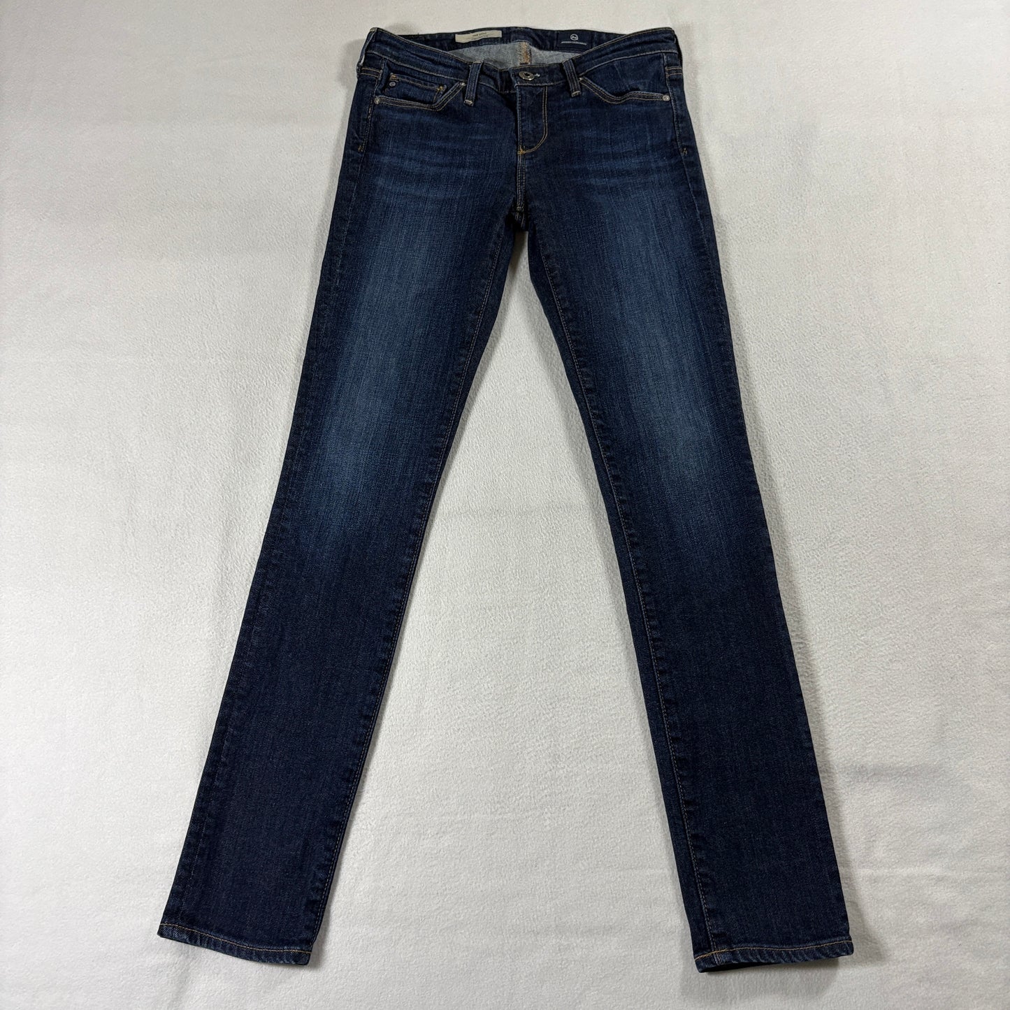 AG Adriano Goldschmied Stilt Cigarette Leg Jeans 25R Fits Like 26x29 Dark Wash