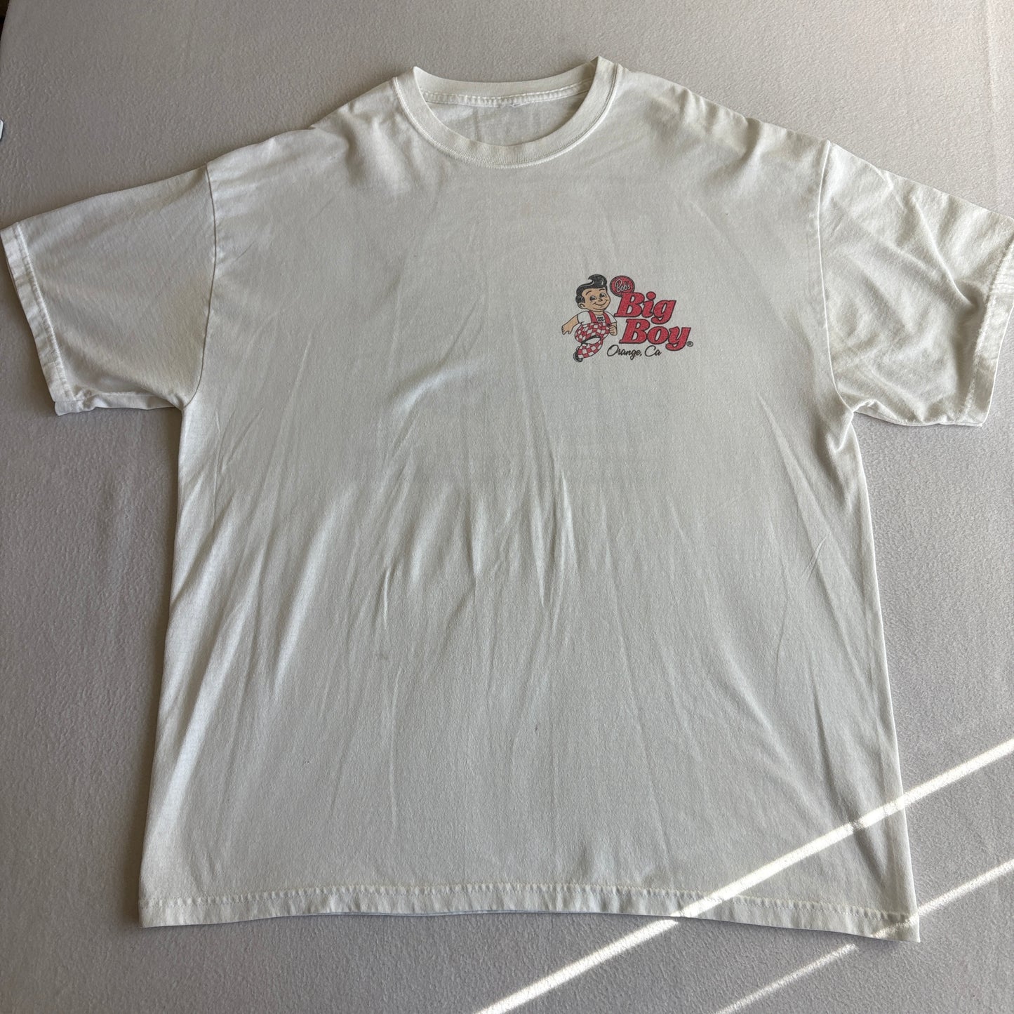 Big Boy Sweetheart Car Show 2010 Graphic T Shirt White Mens XL Hot Rod Event Tee