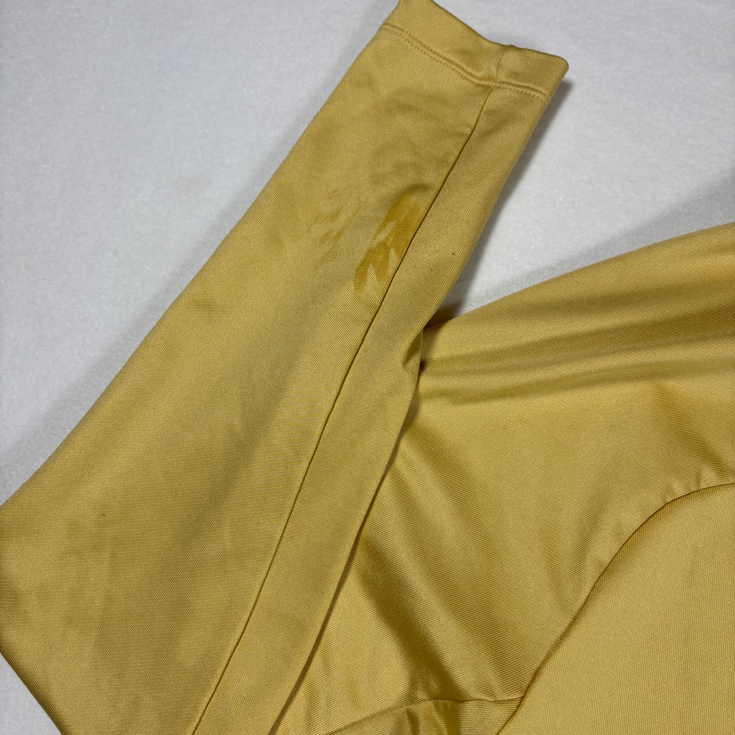 Nike Dri-Fit 1/4 Zip Pullover Mens M Yellow Long Sleeve Athletic Golf Standard Fit