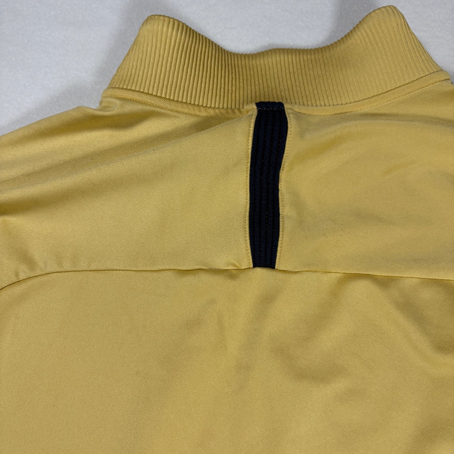 Nike Dri-Fit 1/4 Zip Pullover Mens M Yellow Long Sleeve Athletic Golf Standard Fit
