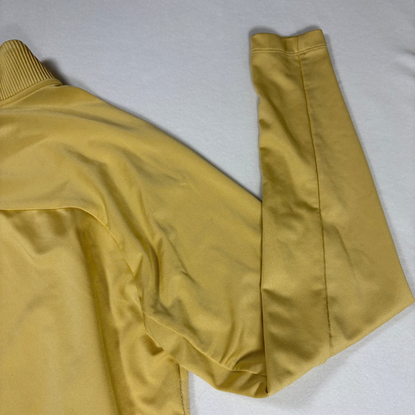 Nike Dri-Fit 1/4 Zip Pullover Mens M Yellow Long Sleeve Athletic Golf Standard Fit