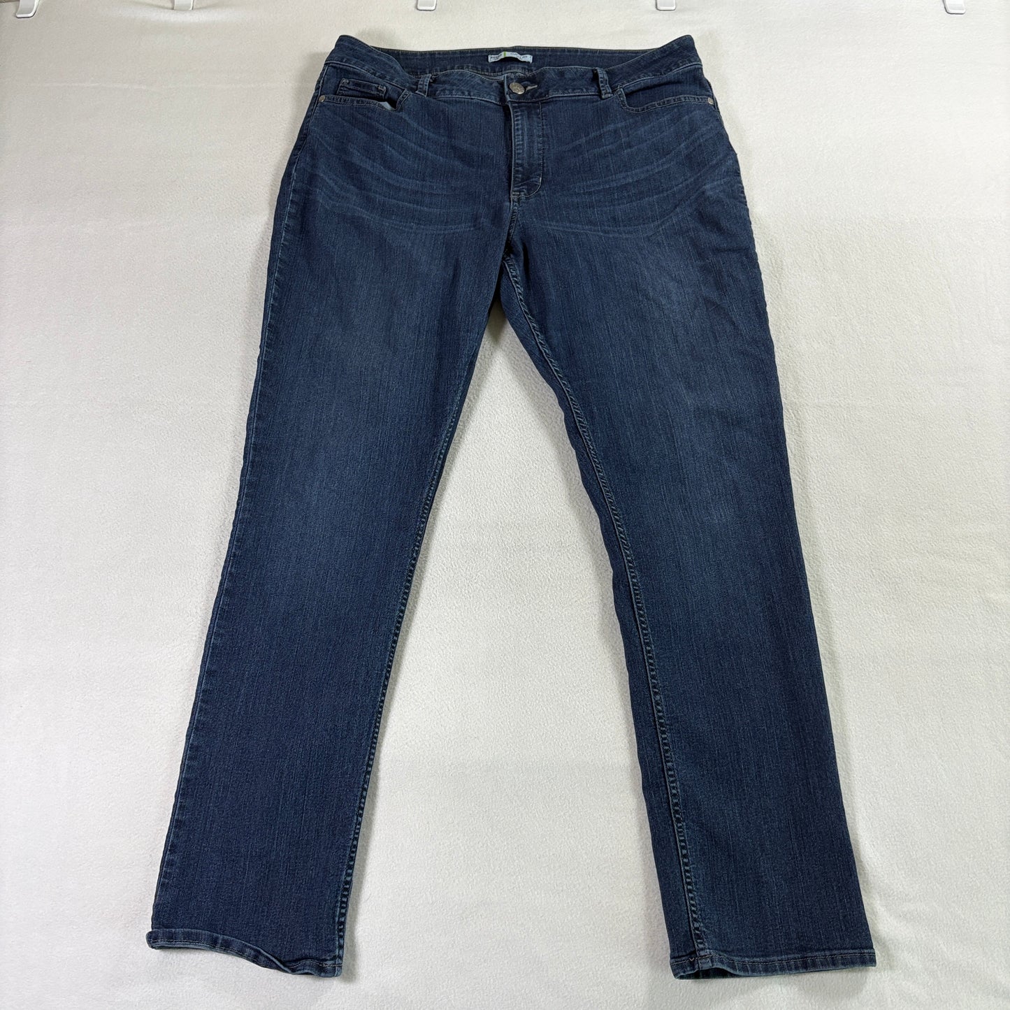 Riders Lee Curvy Fit Skinny Jeans Women Fits Like 37x31 Blue Stretch Denim