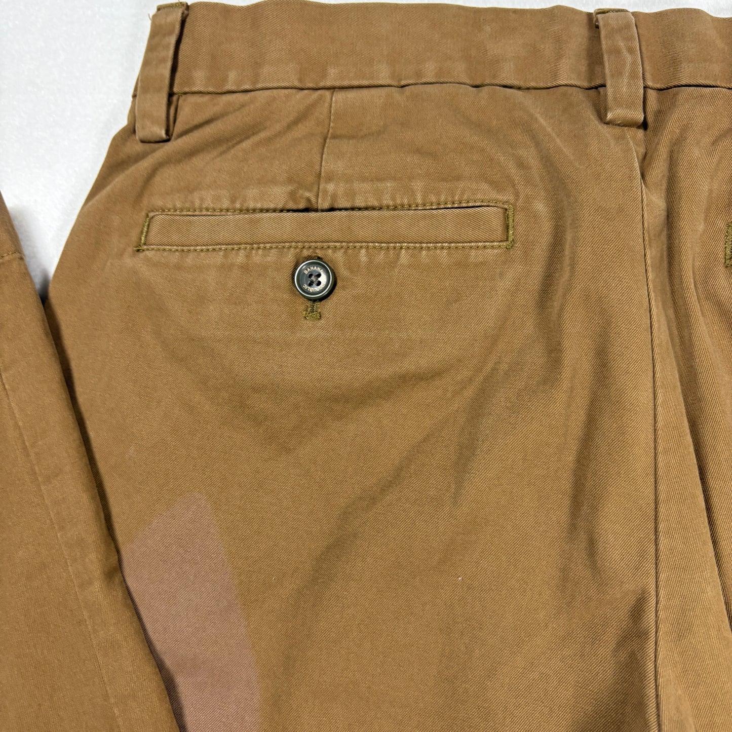 Banana Republic Emerson Chino Pants Mens 31x30 Brown Cotton Casual Straight Fit