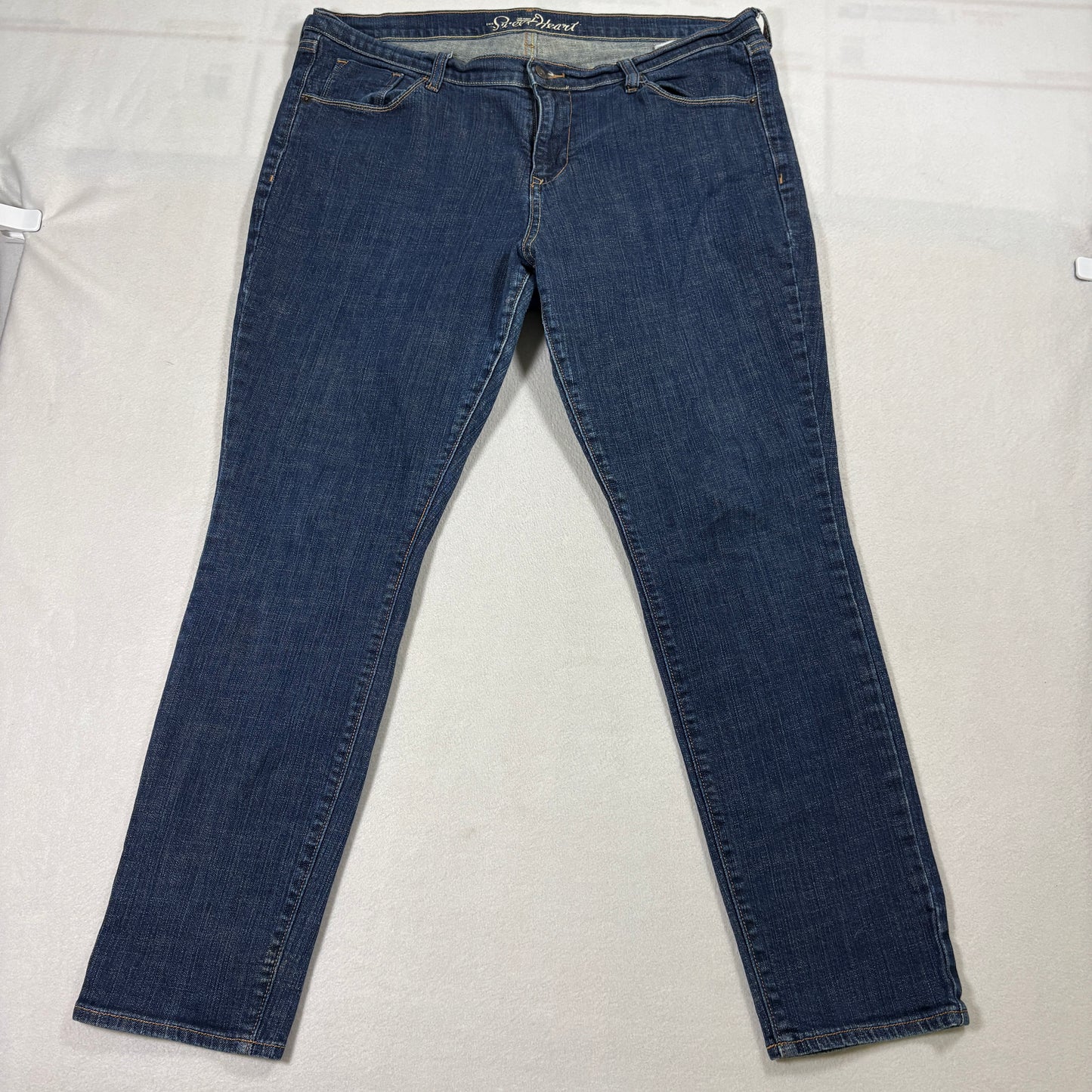 Old Navy Sweetheart Jeans Womens 16 Regular Blue Stretch Skinny Denim Pants
