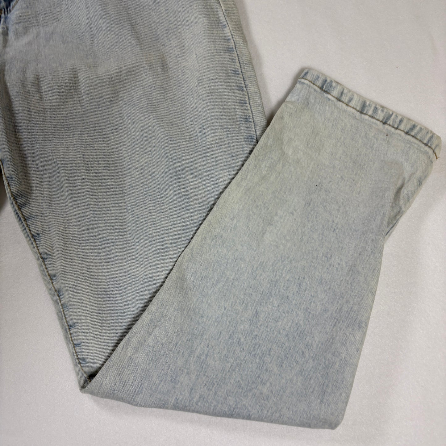 Cotton On Stretch Mom Jeans Women’s 10 Light Wash Baggy High Rise Distressed Denim