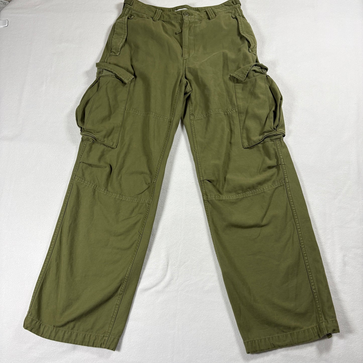 TNA Cargo Pants Womens Size 4 Green Utility Military Style Vintage Look