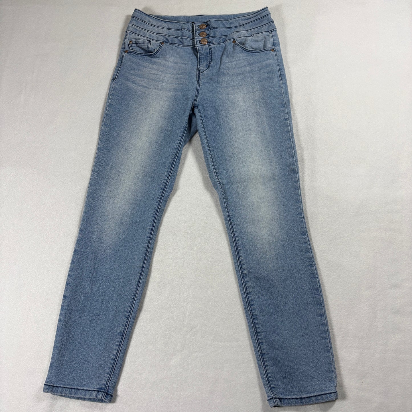 L.Jeans Jeans Womens 6 Light Blue Y2K High Rise Skinny Stretch Denim Streetwear