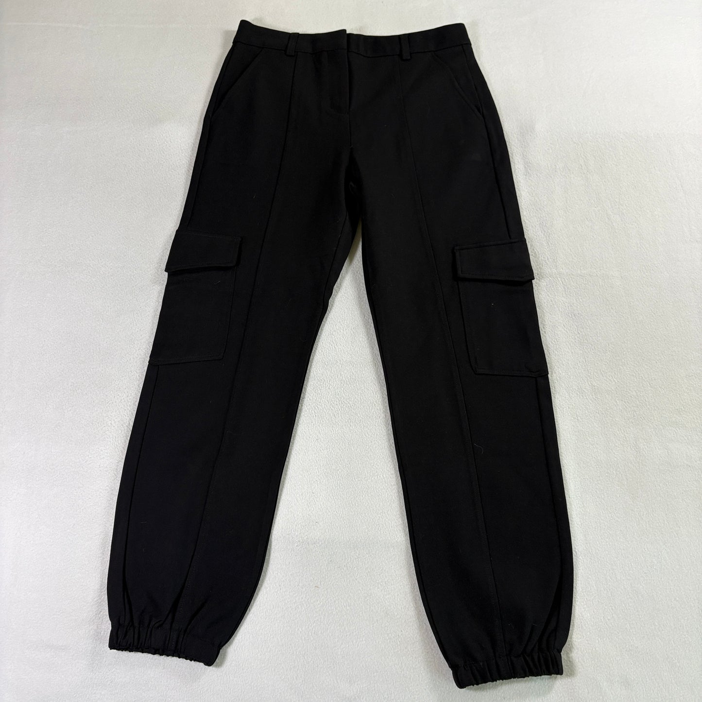 Cargo Jogger Pants Preston York Tag L Fits Like 29x28 Black Stretch Utility