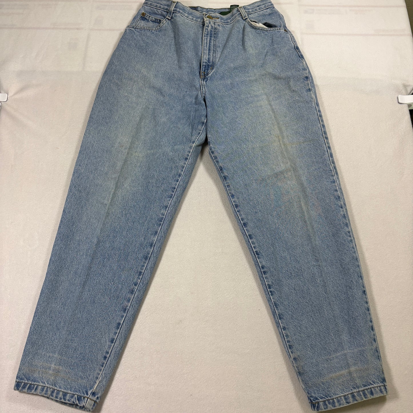 Hunt Club Womens Jeans Size 16 Blue High Waist Tapered Vintage 90s Mom Fit