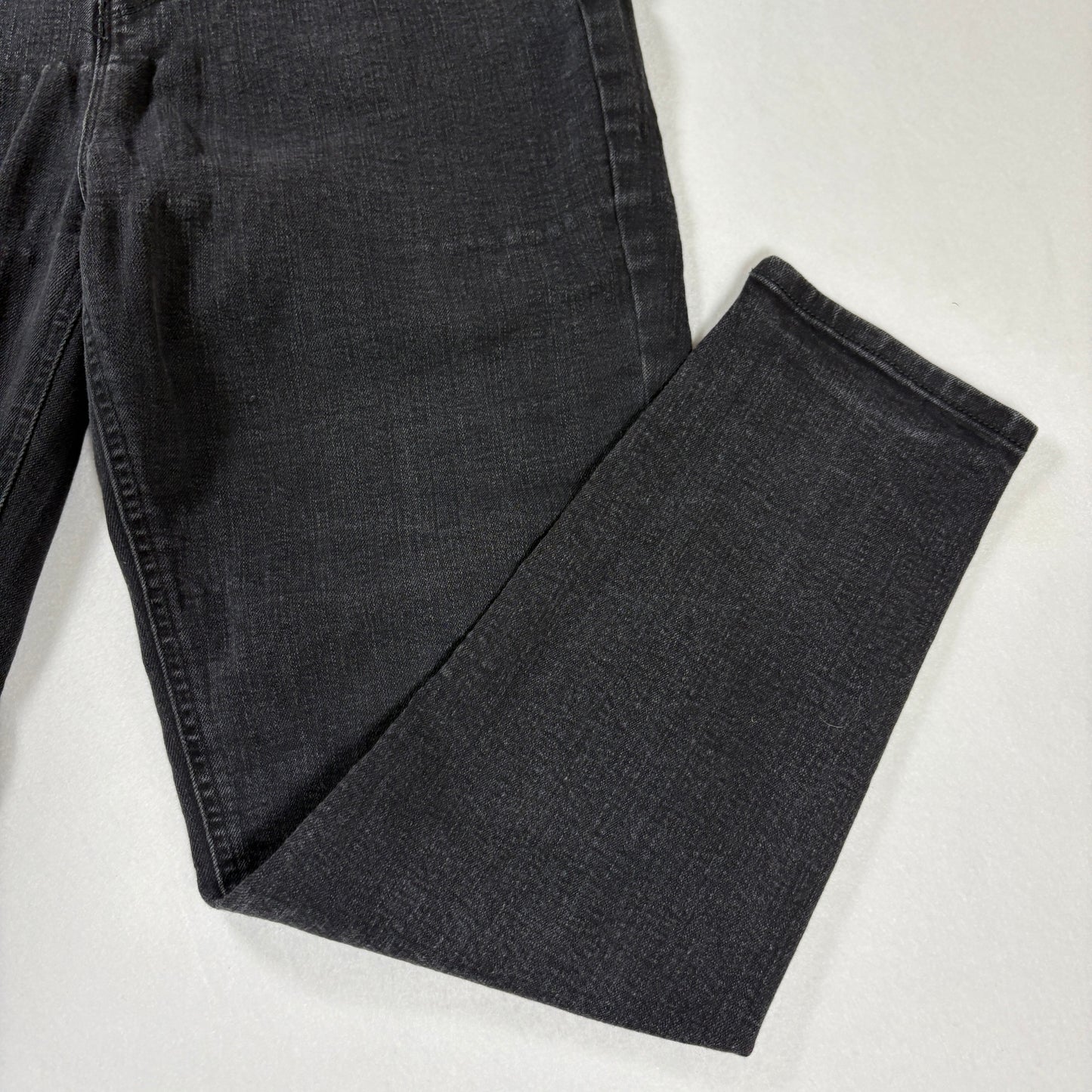 C’est Toi Black Jeans Women’s 15 Waist 31 High Rise Button Fly Skinny Stretch Denim