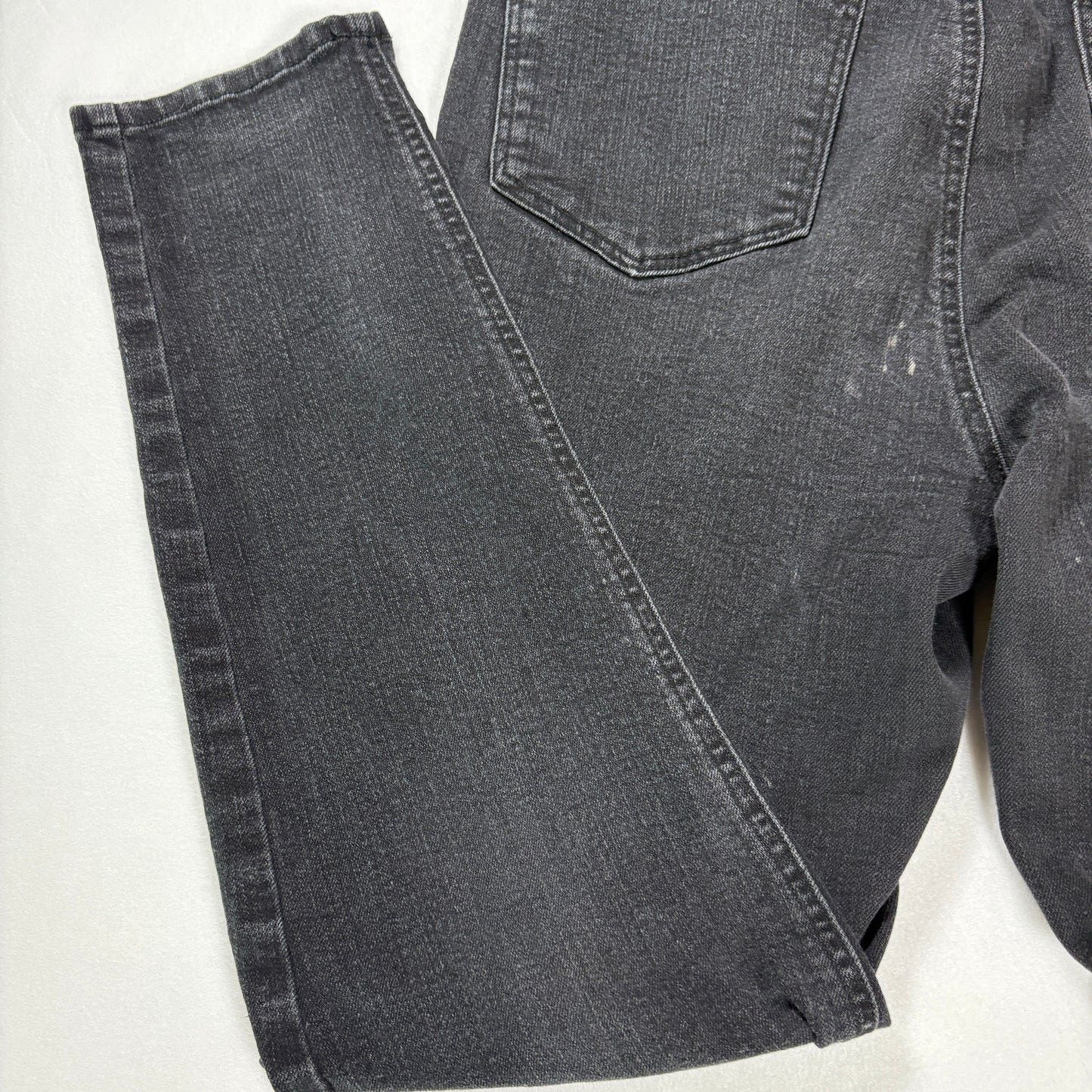 C’est Toi Black Jeans Women’s 15 Waist 31 High Rise Button Fly Skinny Stretch Denim