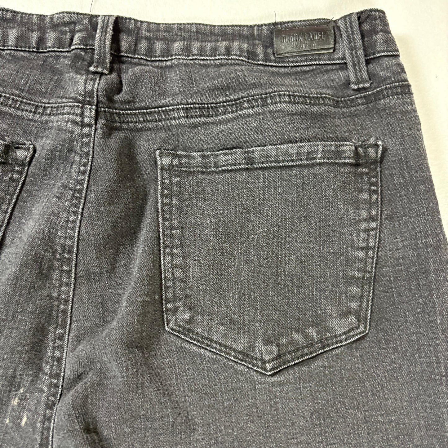 C’est Toi Black Jeans Women’s 15 Waist 31 High Rise Button Fly Skinny Stretch Denim
