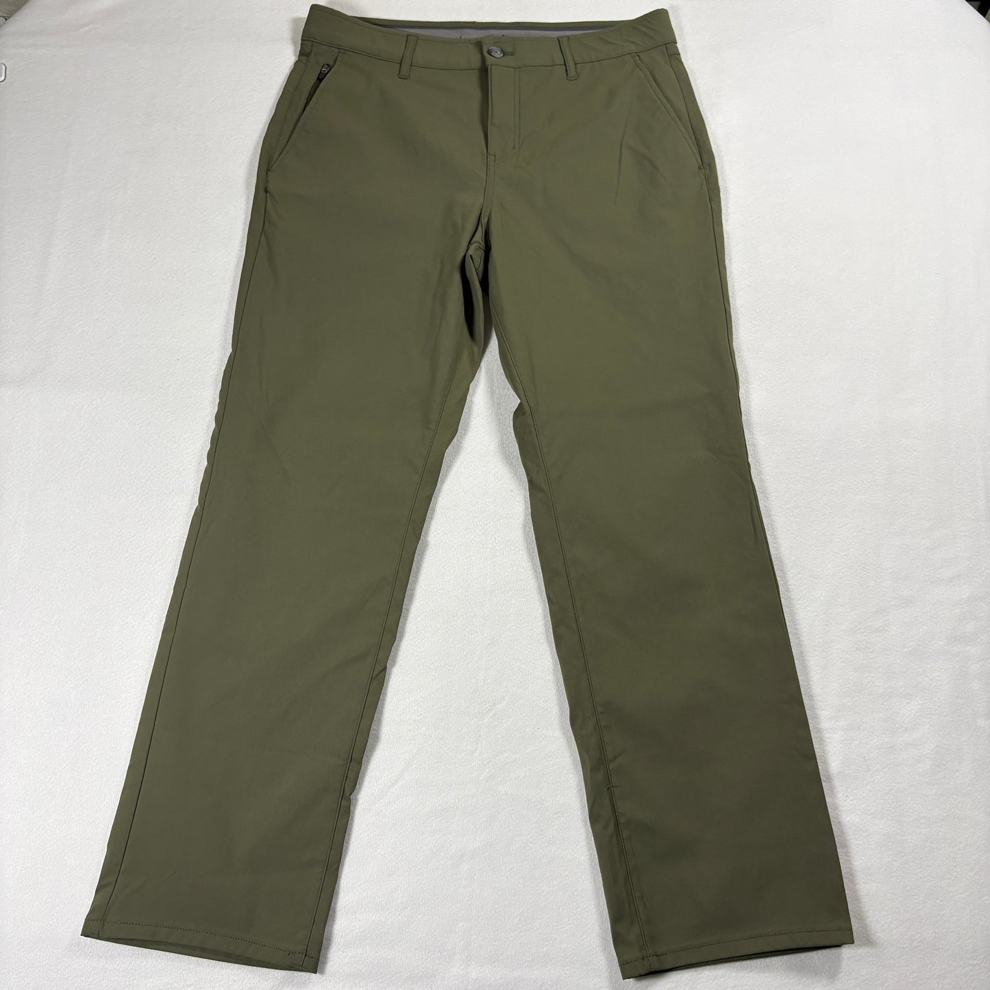 Weatherproof Vintage Pants Mens 32X29 Olive Stretch Nylon Regular Fit Outdoor Go