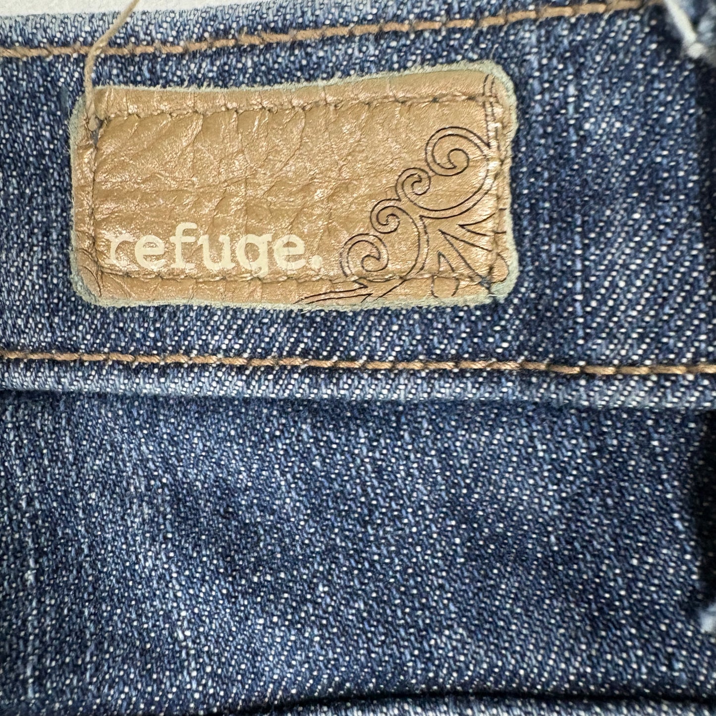 Refuge Womens Jeans 7R Medium Wash Bootcut Denim Stretch Y2K 90s Grunge Vintage