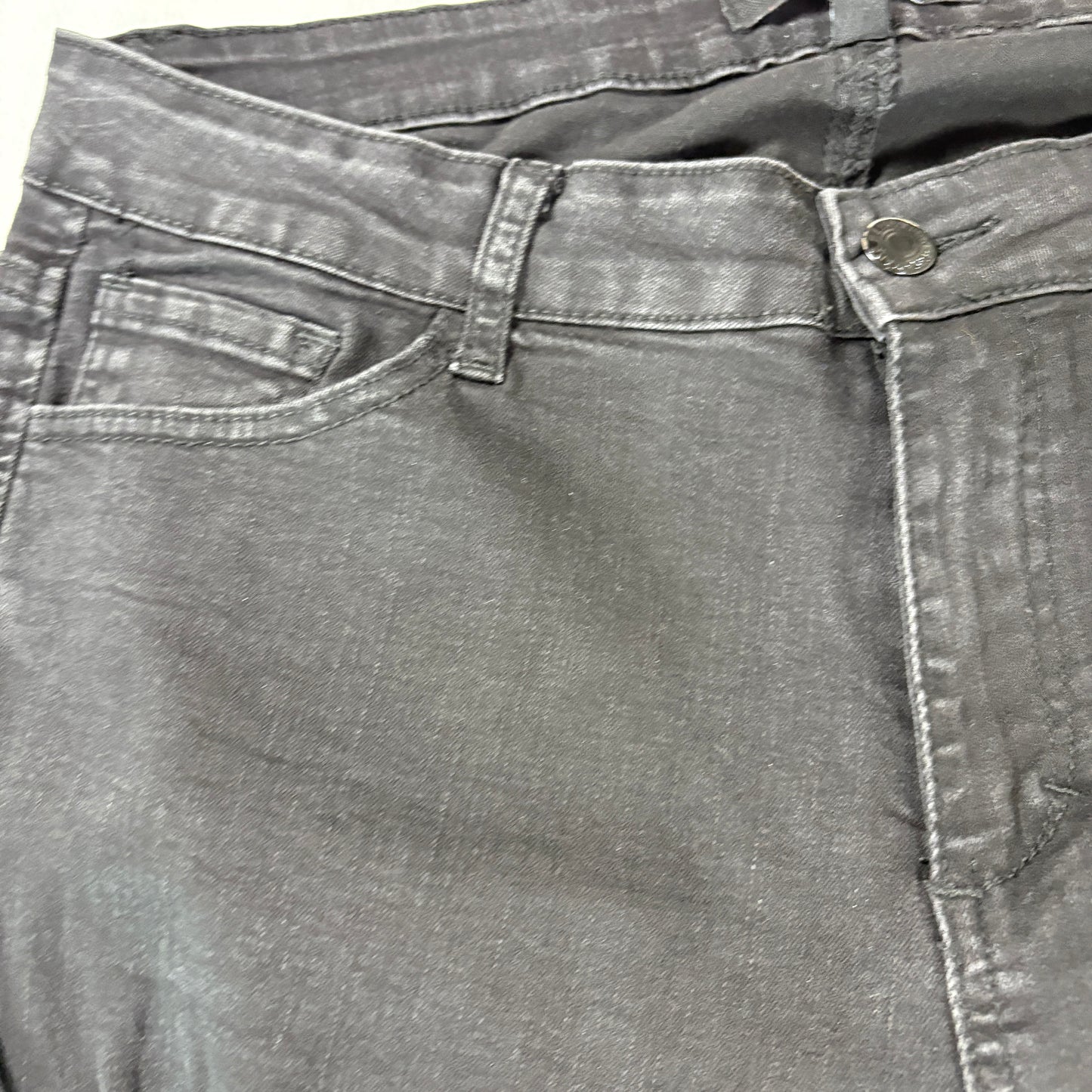 Wax Jean Los Angeles Women’s Skinny Jeans Black Distressed Ripped Denim 16