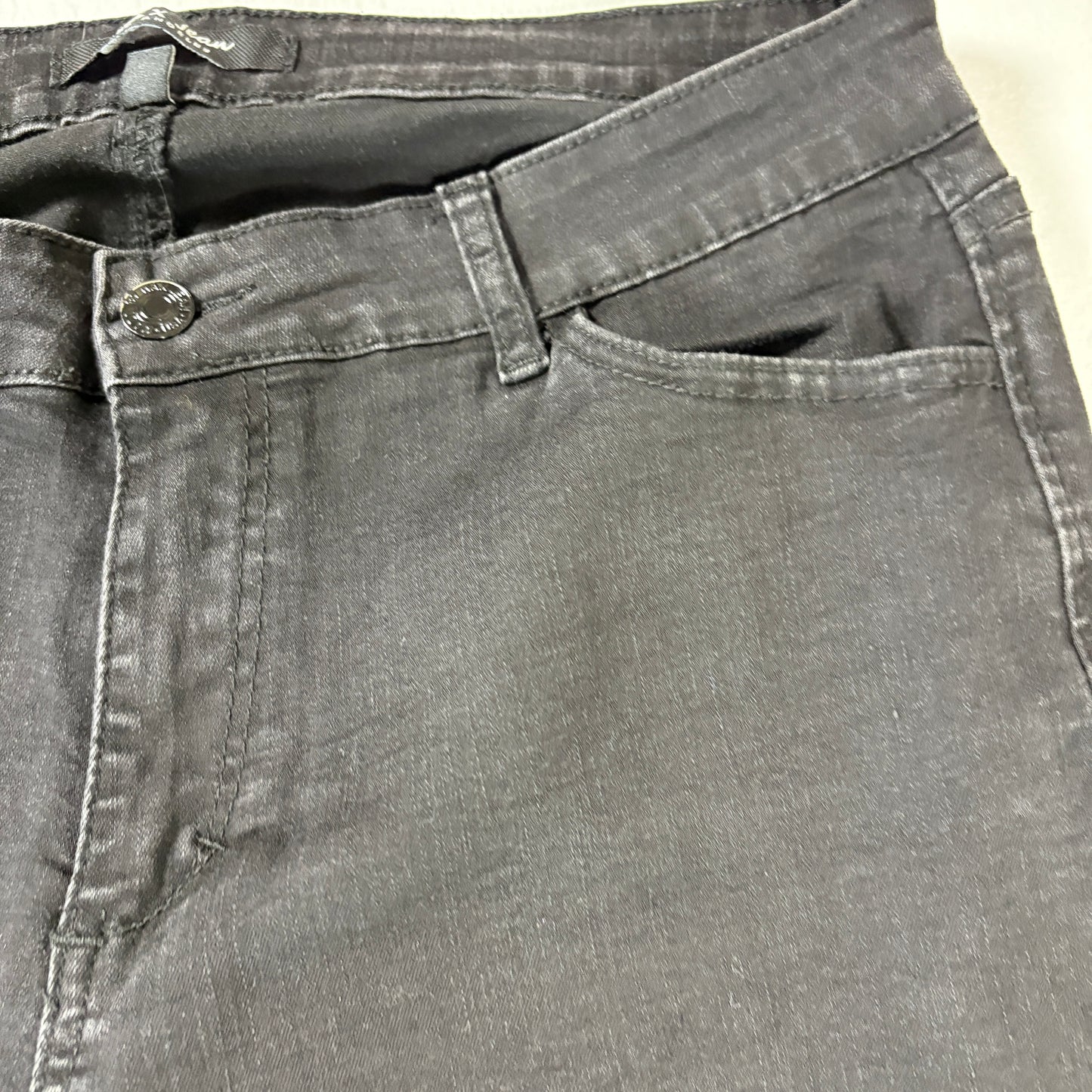 Wax Jean Los Angeles Women’s Skinny Jeans Black Distressed Ripped Denim 16
