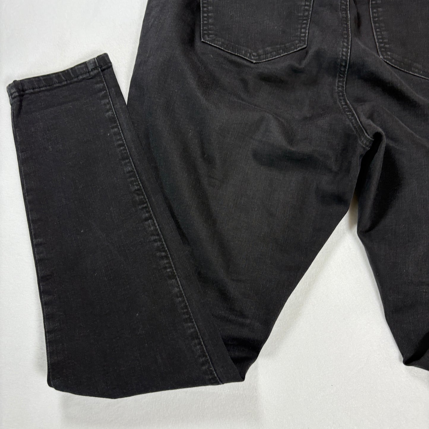 Wax Jean Los Angeles Women’s Skinny Jeans Black Distressed Ripped Denim 16