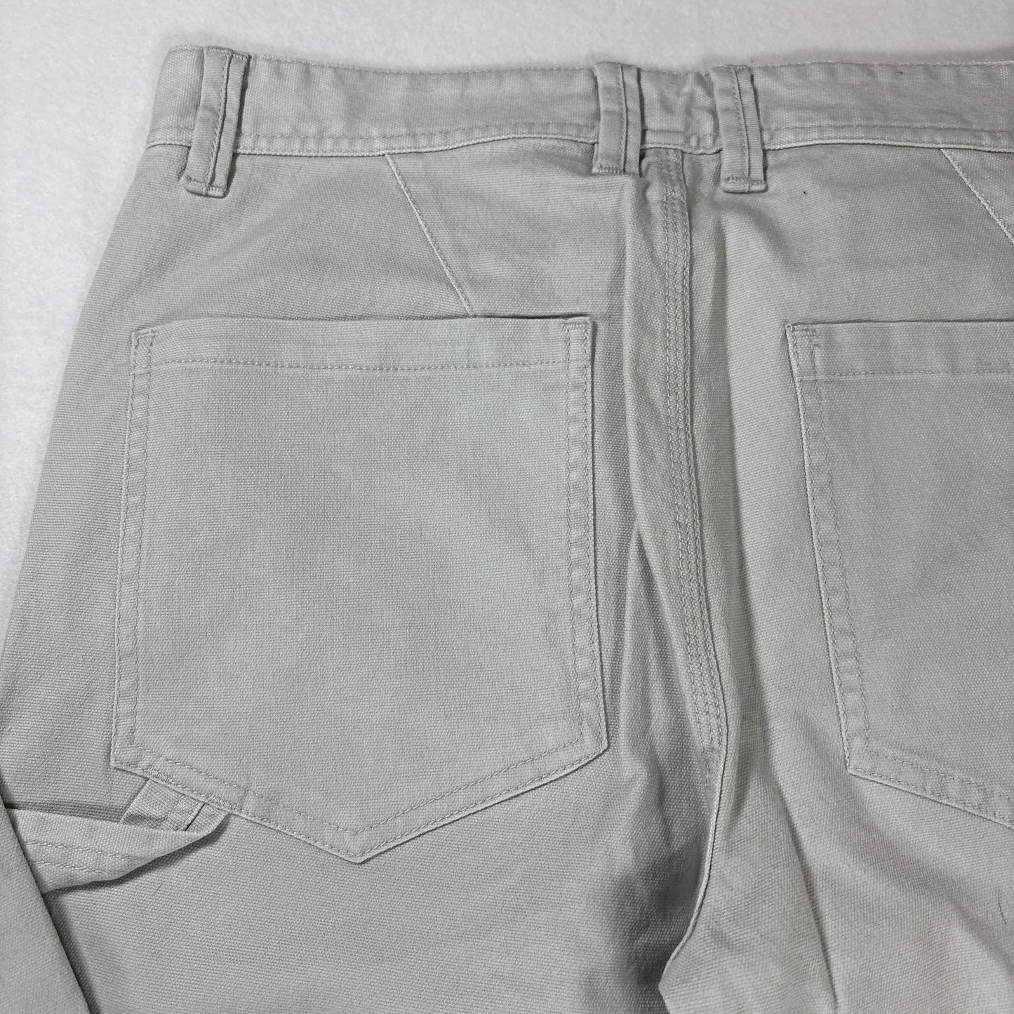 Volcom Pants Men’s 32 Gray Stone Made Straight Leg Casual Skate Baggy