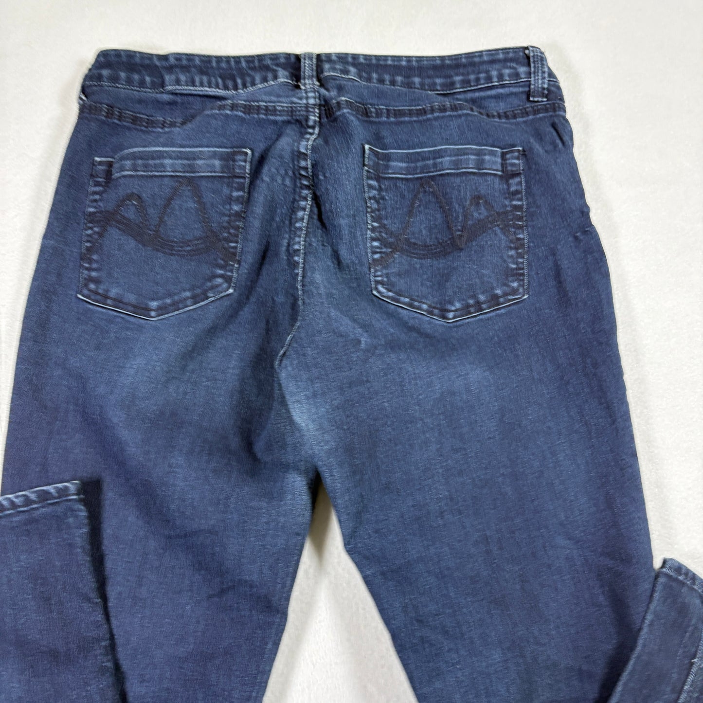 NY&C Womens Jeans Size 10 Curvy Bootcut Dark Wash Denim Y2K 90s Grunge Stretch