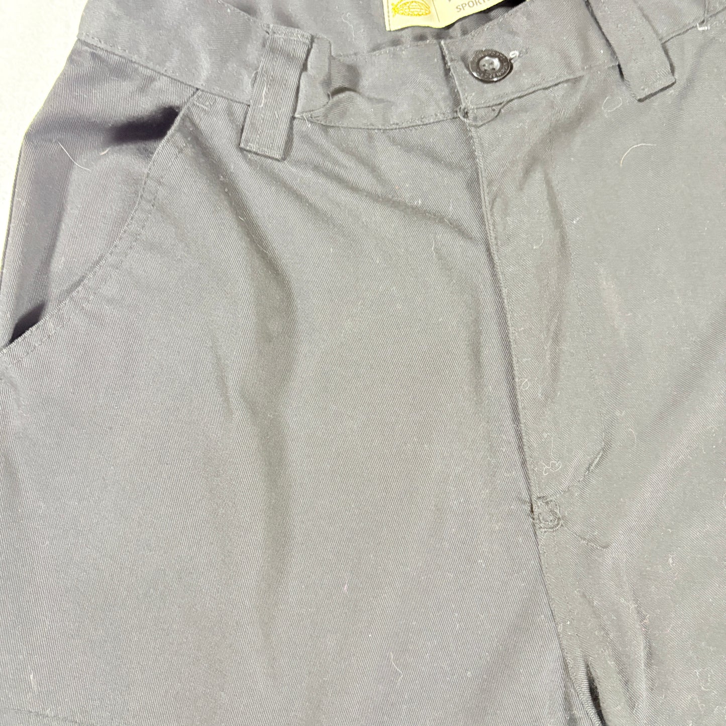 Vision Sports Men’s Cargo Shorts Black Size 30 Utility Pockets Casual