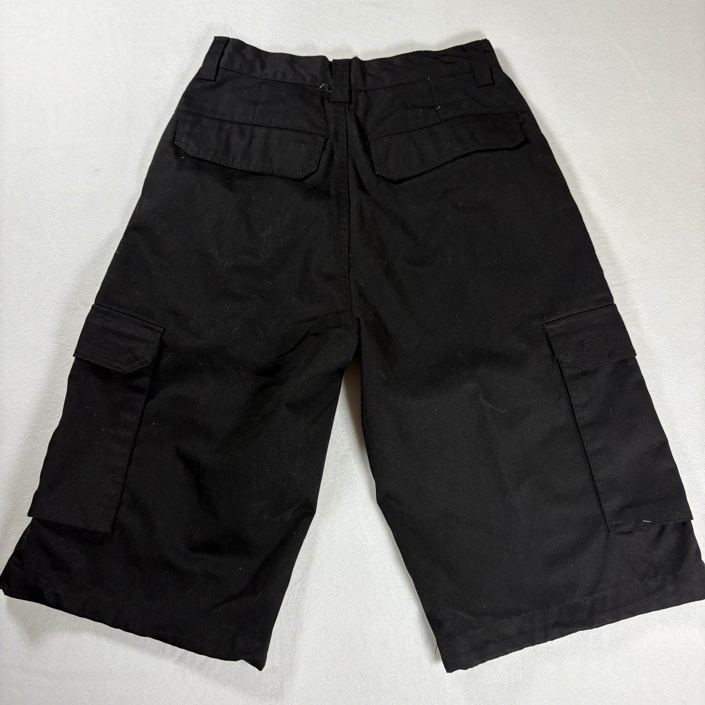 Vision Sports Men’s Cargo Shorts Black Size 30 Utility Pockets Casual