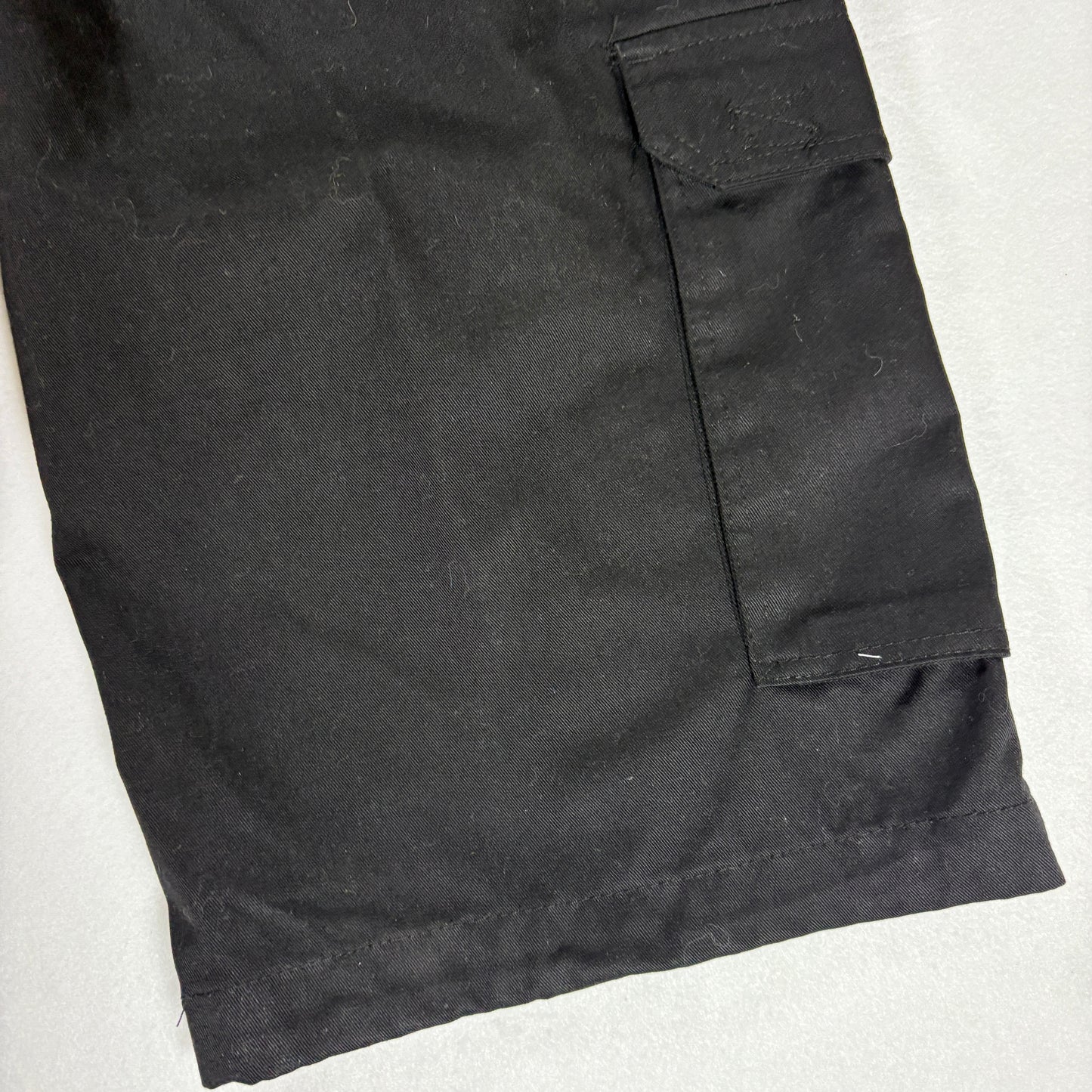 Vision Sports Men’s Cargo Shorts Black Size 30 Utility Pockets Casual