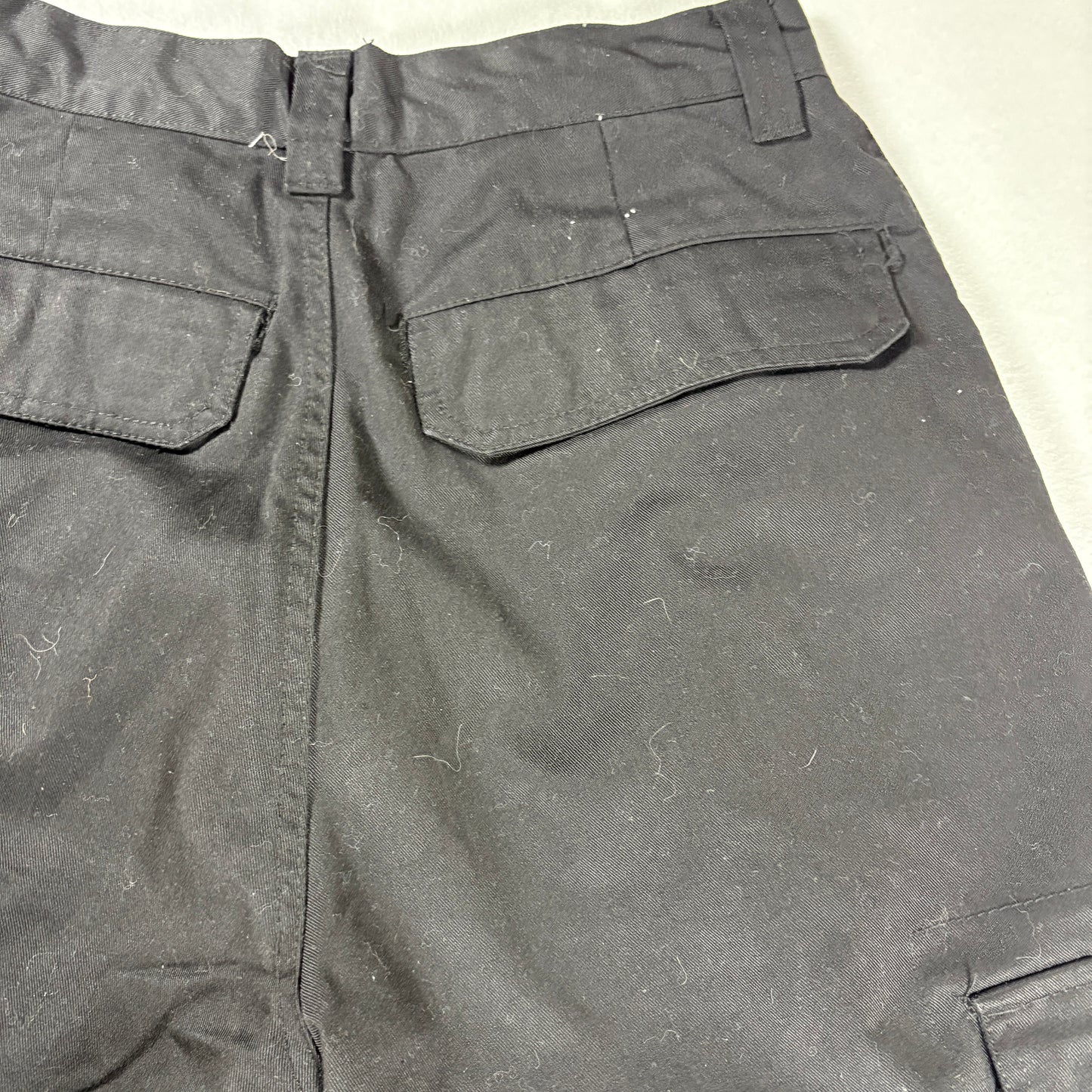 Vision Sports Men’s Cargo Shorts Black Size 30 Utility Pockets Casual