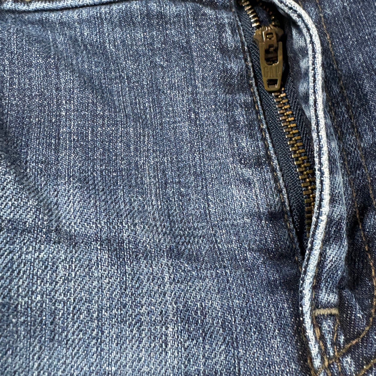 Women’s Blue Jeans Bootcut Flare Denim Pants Size 12A Dark Wash Stretch