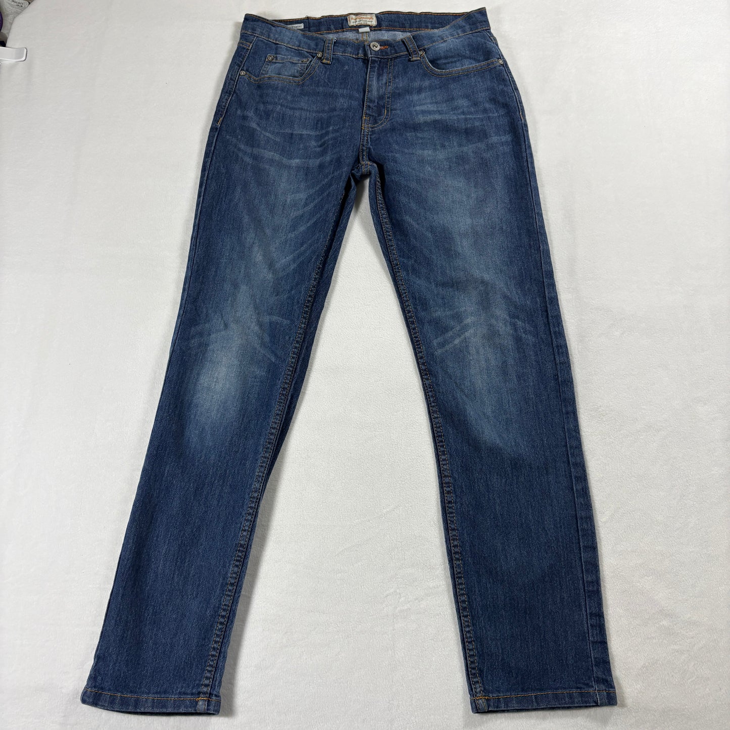 Weatherproof Vintage Jeans Womens 16 Straight Blue Denim Retro Stretchy Classic XX