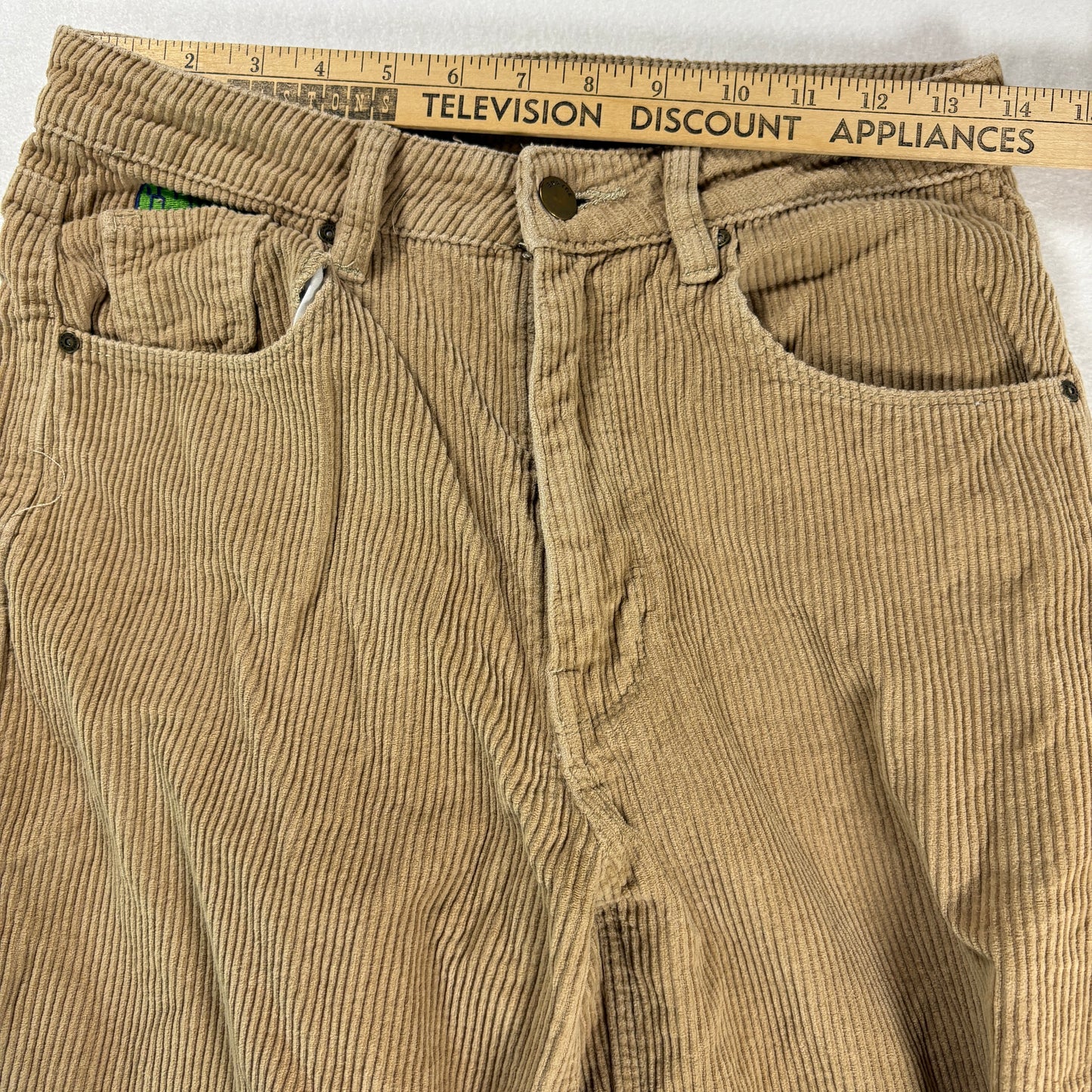 Empyre Corduroy Pants Tan Brown Baggy Retro Y2K Skater Style Casual