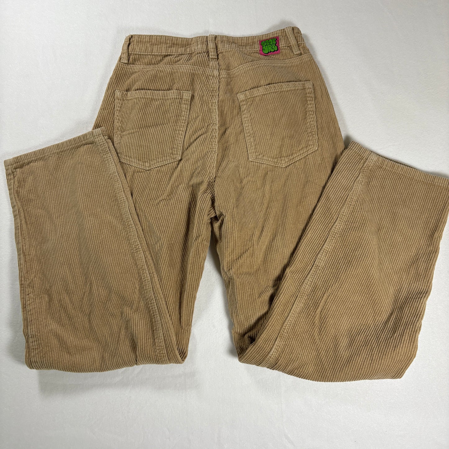 Empyre Corduroy Pants Tan Brown Baggy Retro Y2K Skater Style Casual
