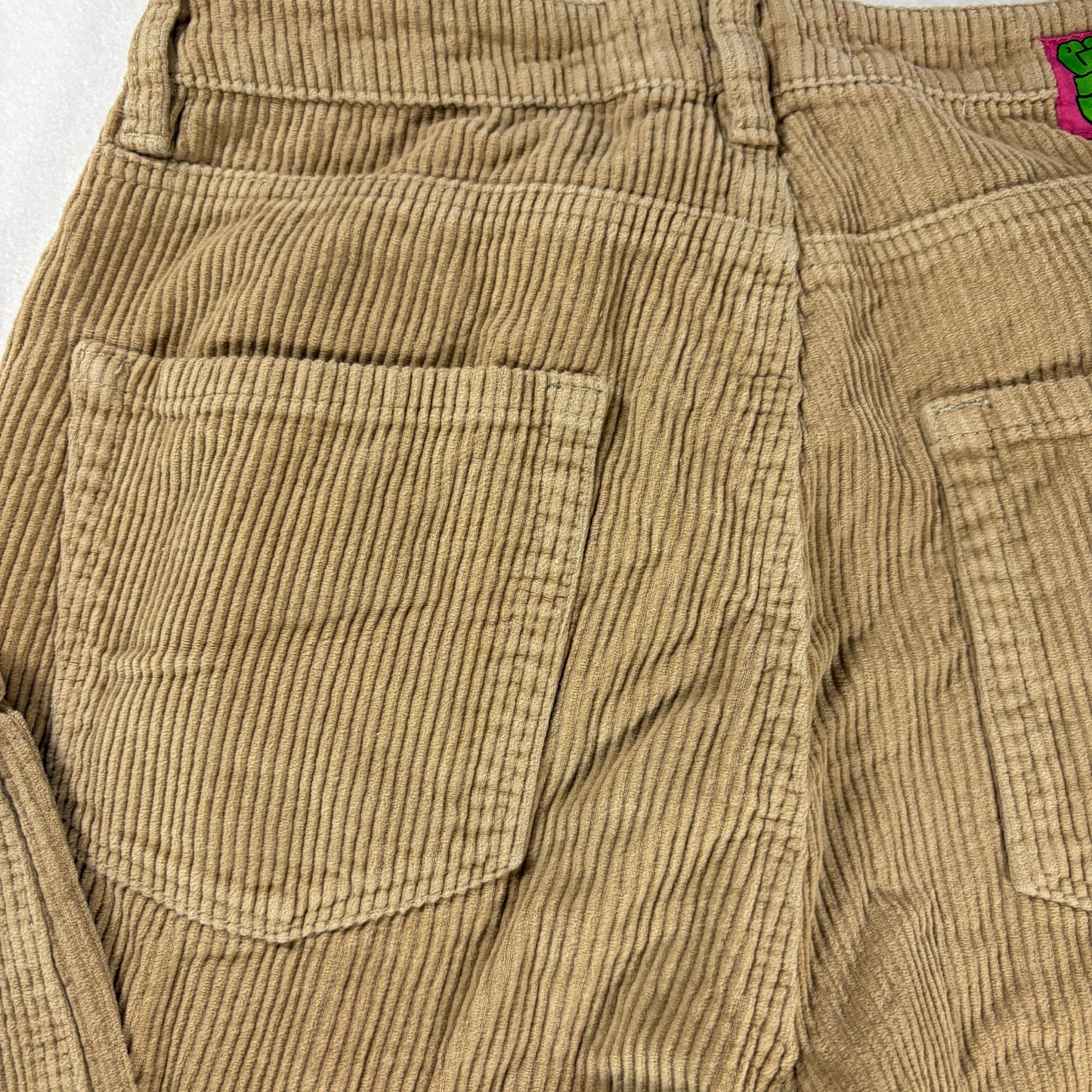Empyre Corduroy Pants Tan Brown Baggy Retro Y2K Skater Style Casual