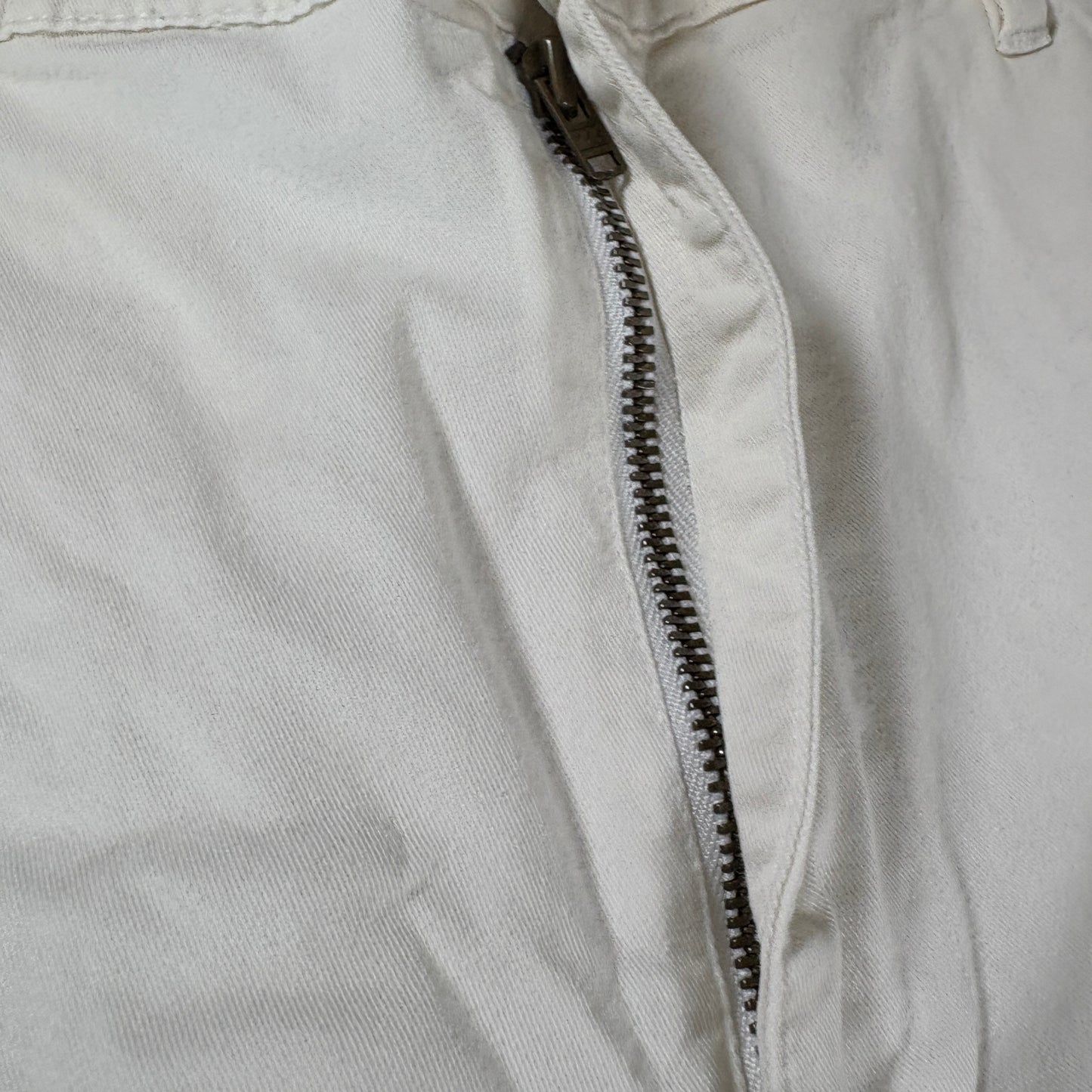 Covington Pants Women’s 14 Stretch Beige White Cropped Casual Capri
