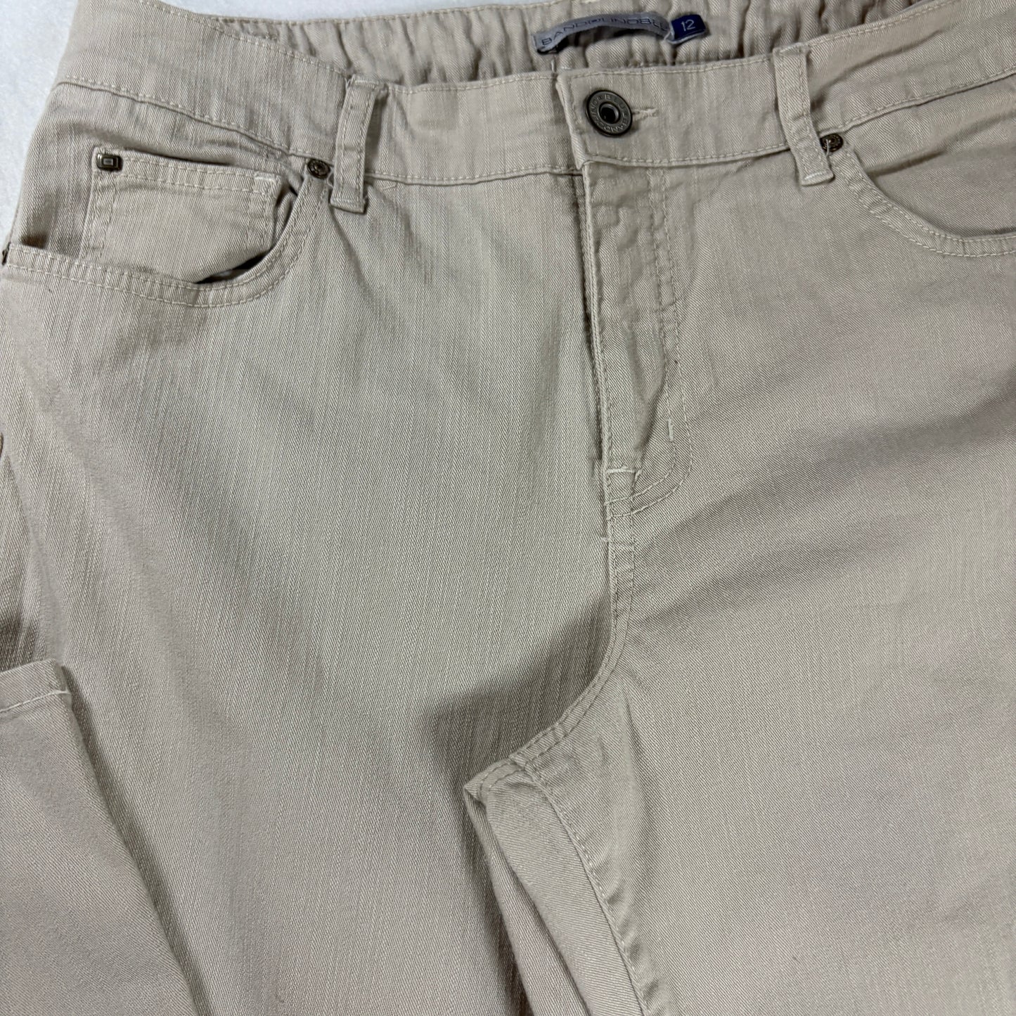Bandolino Blu Jeans Women’s 12 Beige Khaki Straight Leg Casual Pants