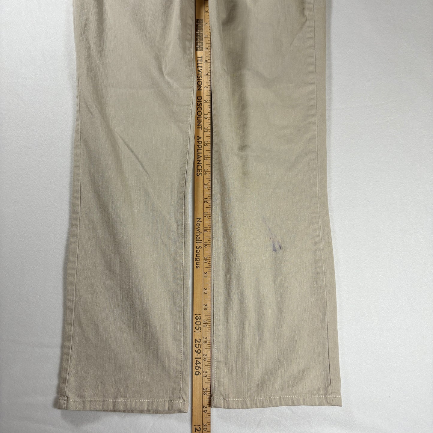 Bandolino Blu Jeans Women’s 12 Beige Khaki Straight Leg Casual Pants