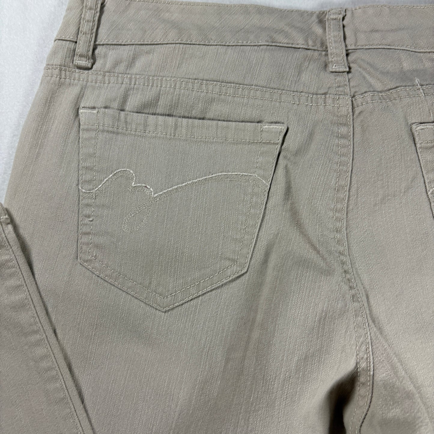 Bandolino Blu Jeans Women’s 12 Beige Khaki Straight Leg Casual Pants