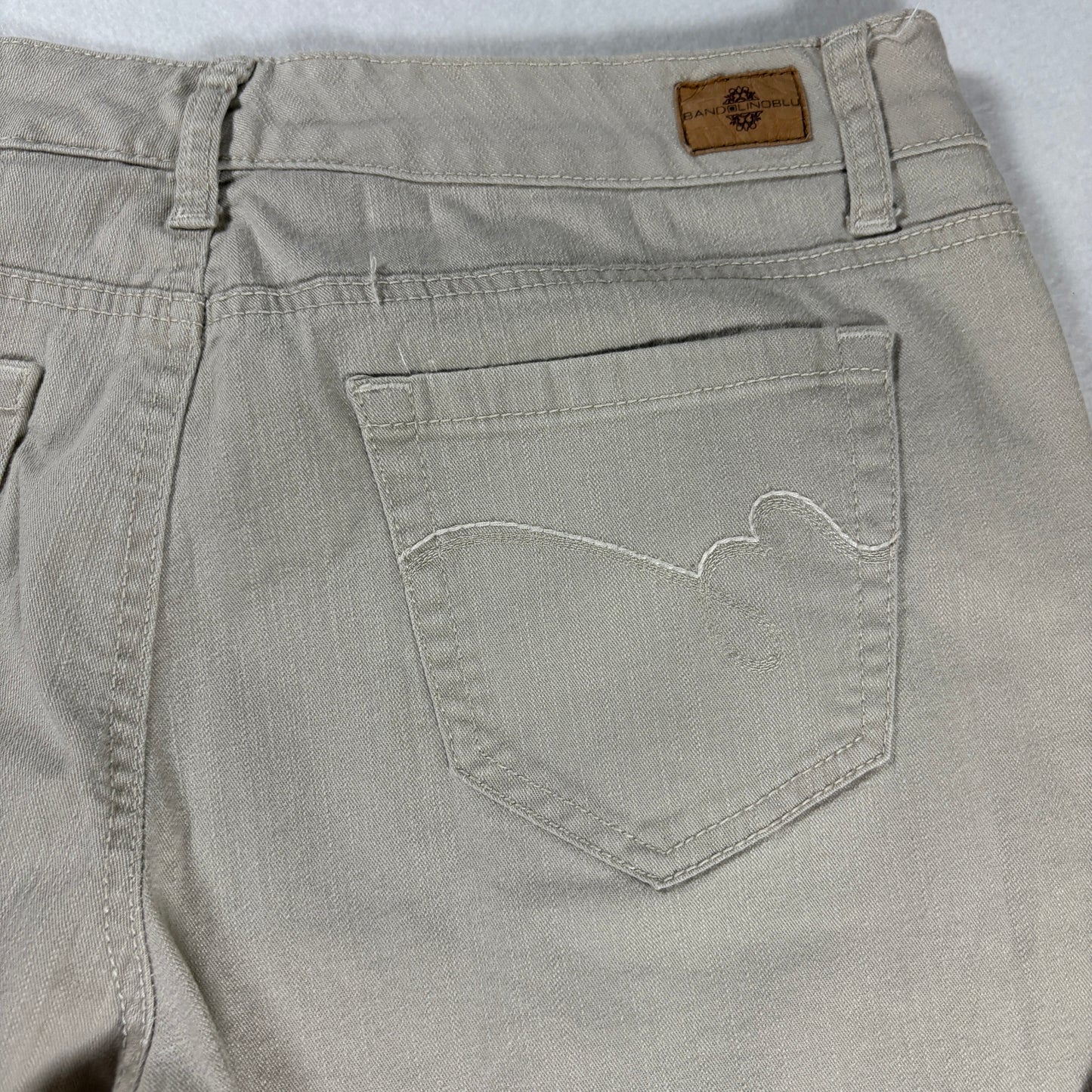 Bandolino Blu Jeans Women’s 12 Beige Khaki Straight Leg Casual Pants