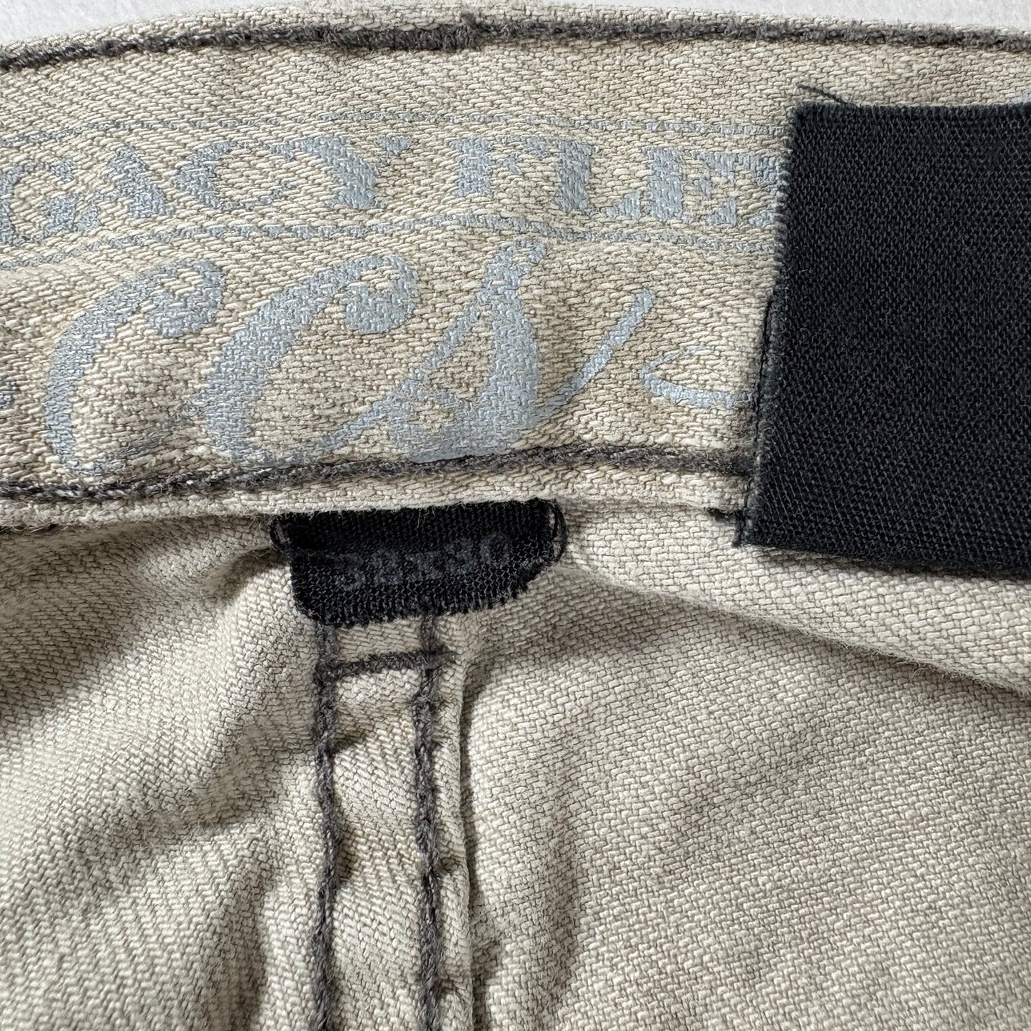 CCS Jeans Men’s 32x30 Beige Khaki Straight Leg Skate Pants Plaid Tr