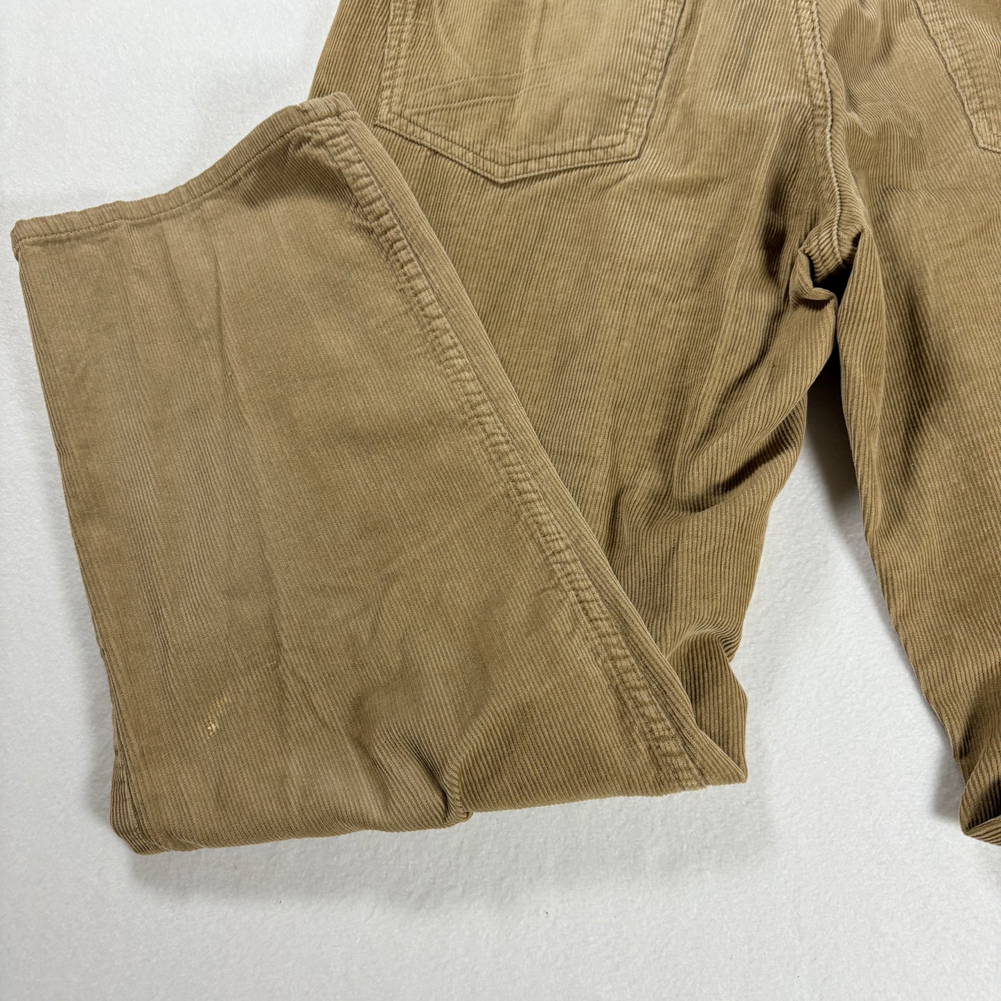 Branok Jeans Men’s 34x29 Tan Corduroy Baggy Straight Leg Pants Casual