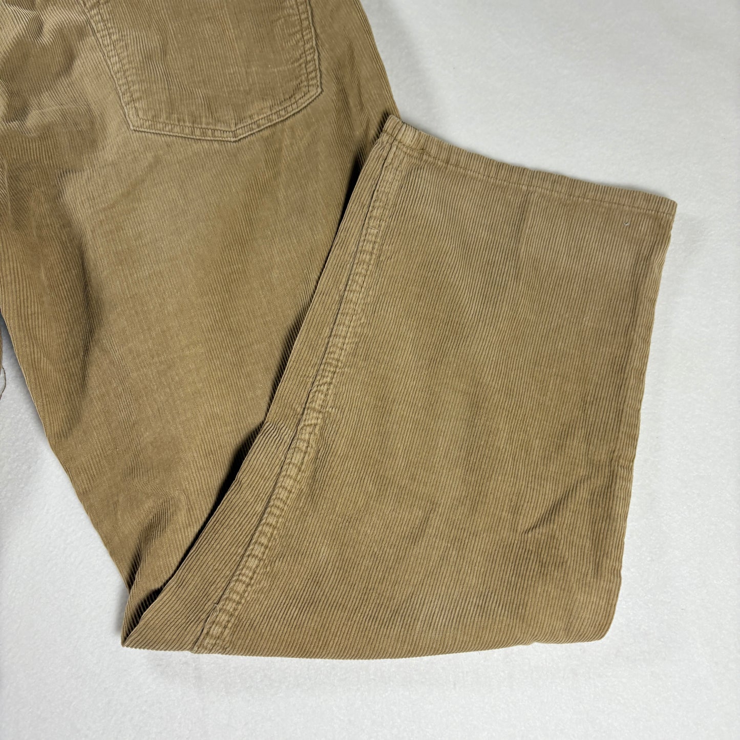 Branok Jeans Men’s 34x29 Tan Corduroy Baggy Straight Leg Pants Casual