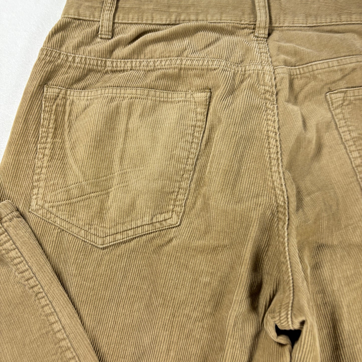 Branok Jeans Men’s 34x29 Tan Corduroy Baggy Straight Leg Pants Casual