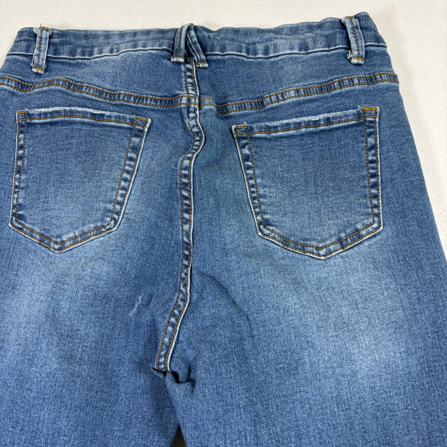 Dogma womens jeans size 13 blue distressed ripped denim skinny Y2K grunge 90s