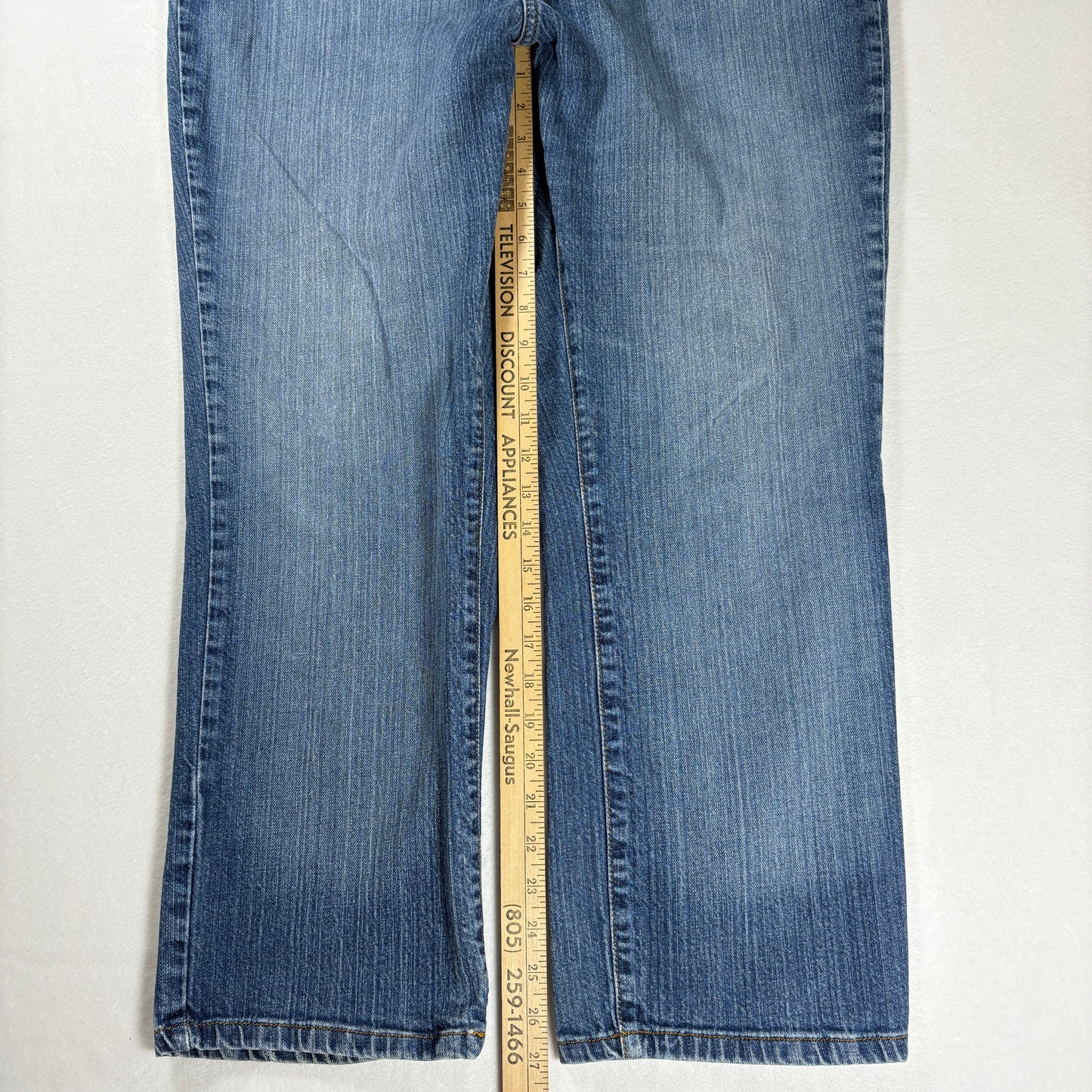 Denim 24/7 Jeans Women’s 18WP Bootcut Blue Stretch Cotton Spandex Plus Size