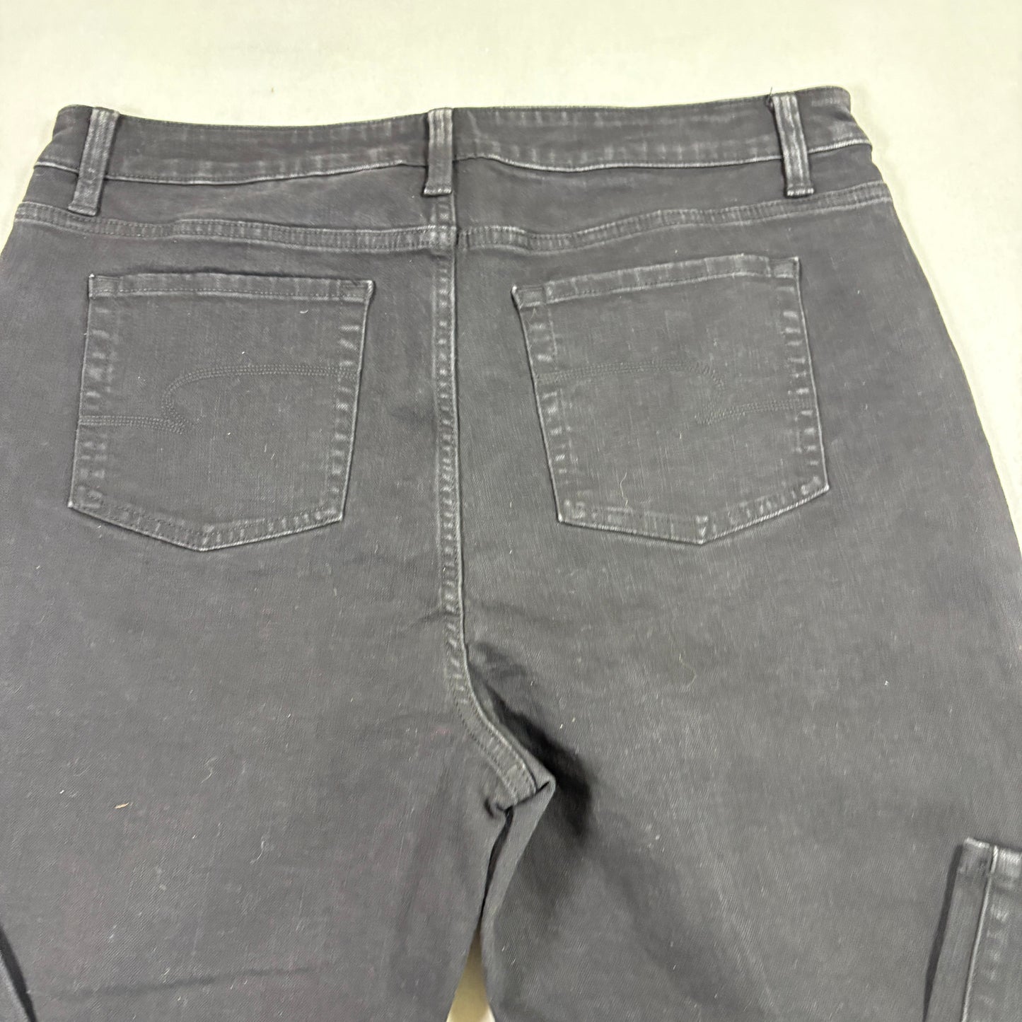 Time and Tru womens jeans 18 black high rise skinny stretch plus size Y2K grunge