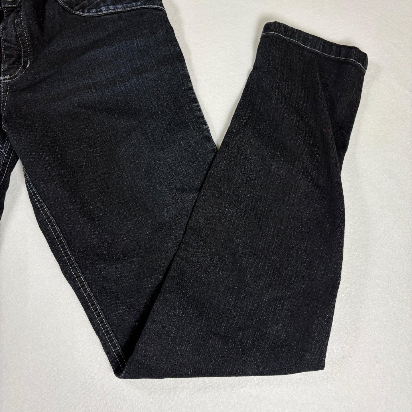 Colombian Jeans Women’s Black Denim Skinny Mid Rise Stretchy Dark Wash Pants